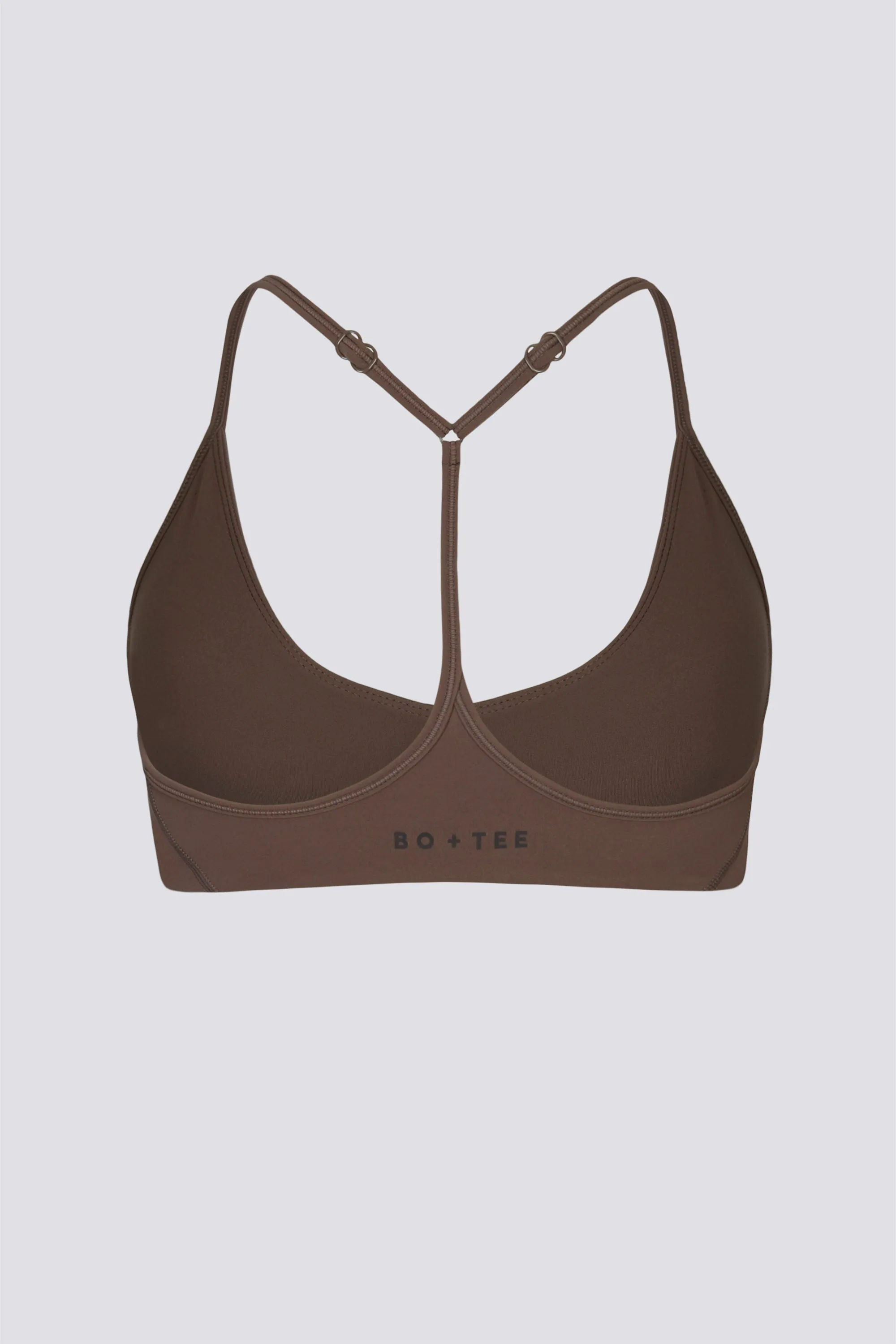 Soft Active Racerback Sports Bra in Cocoa sold by Oh Polly product image thumbnail 4