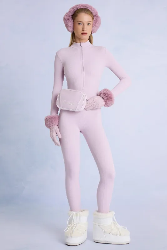 Waterproof Multiway Ski Bag in Powder Pink sold by Oh Polly