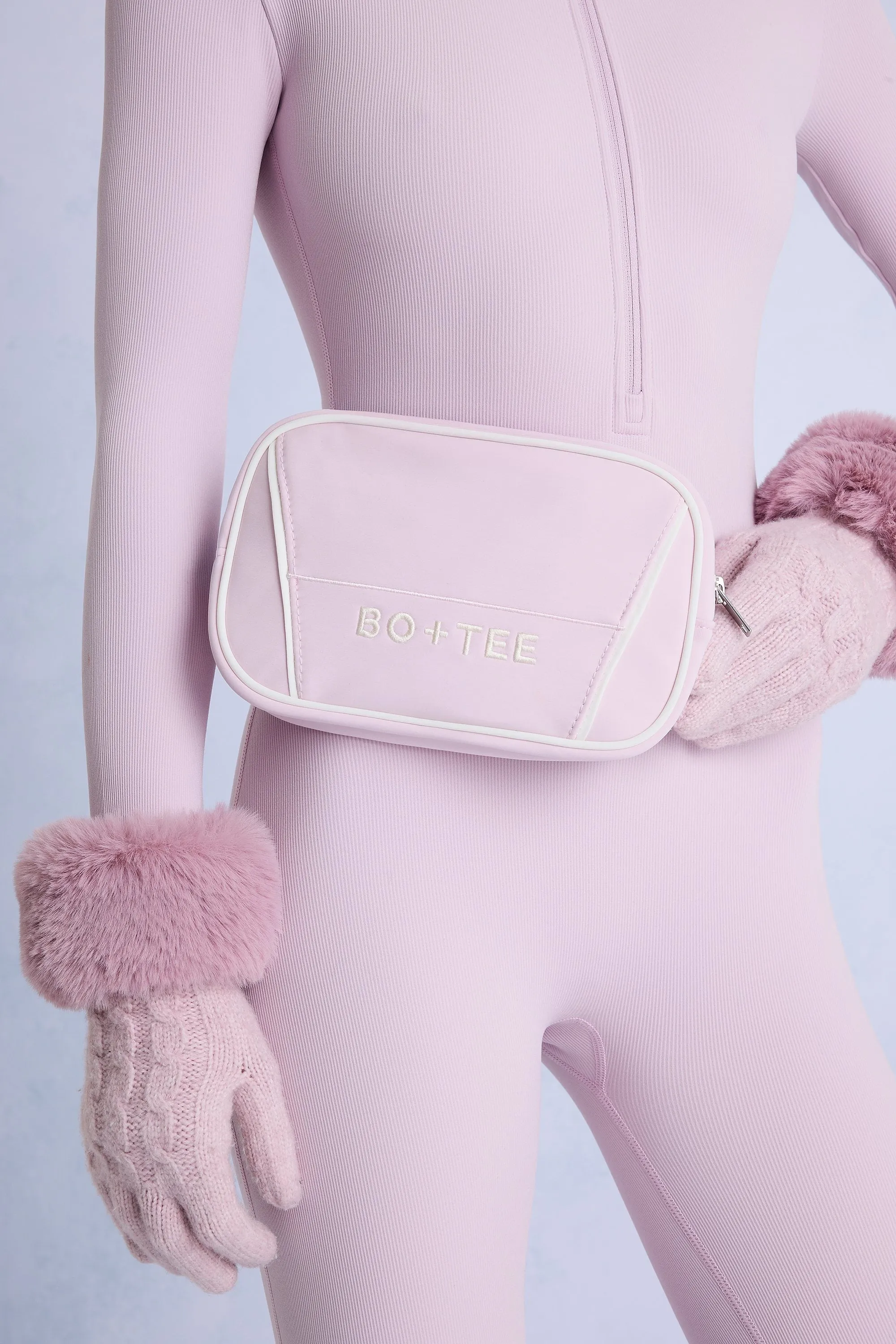 Waterproof Multiway Ski Bag in Powder Pink sold by Oh Polly product image thumbnail 3