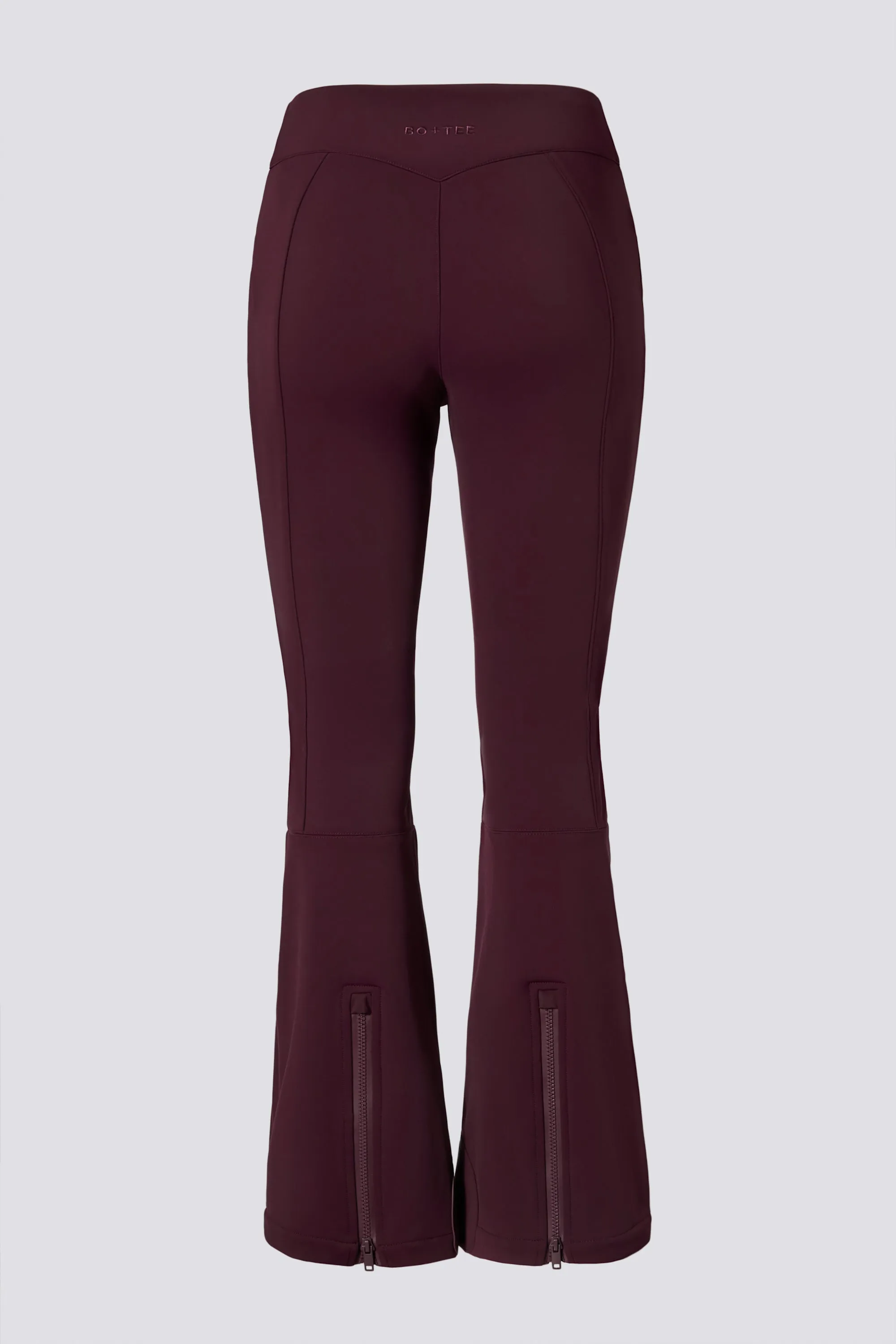 Waterproof Belted Ski Salopettes in Burgundy sold by Oh Polly product image thumbnail 4