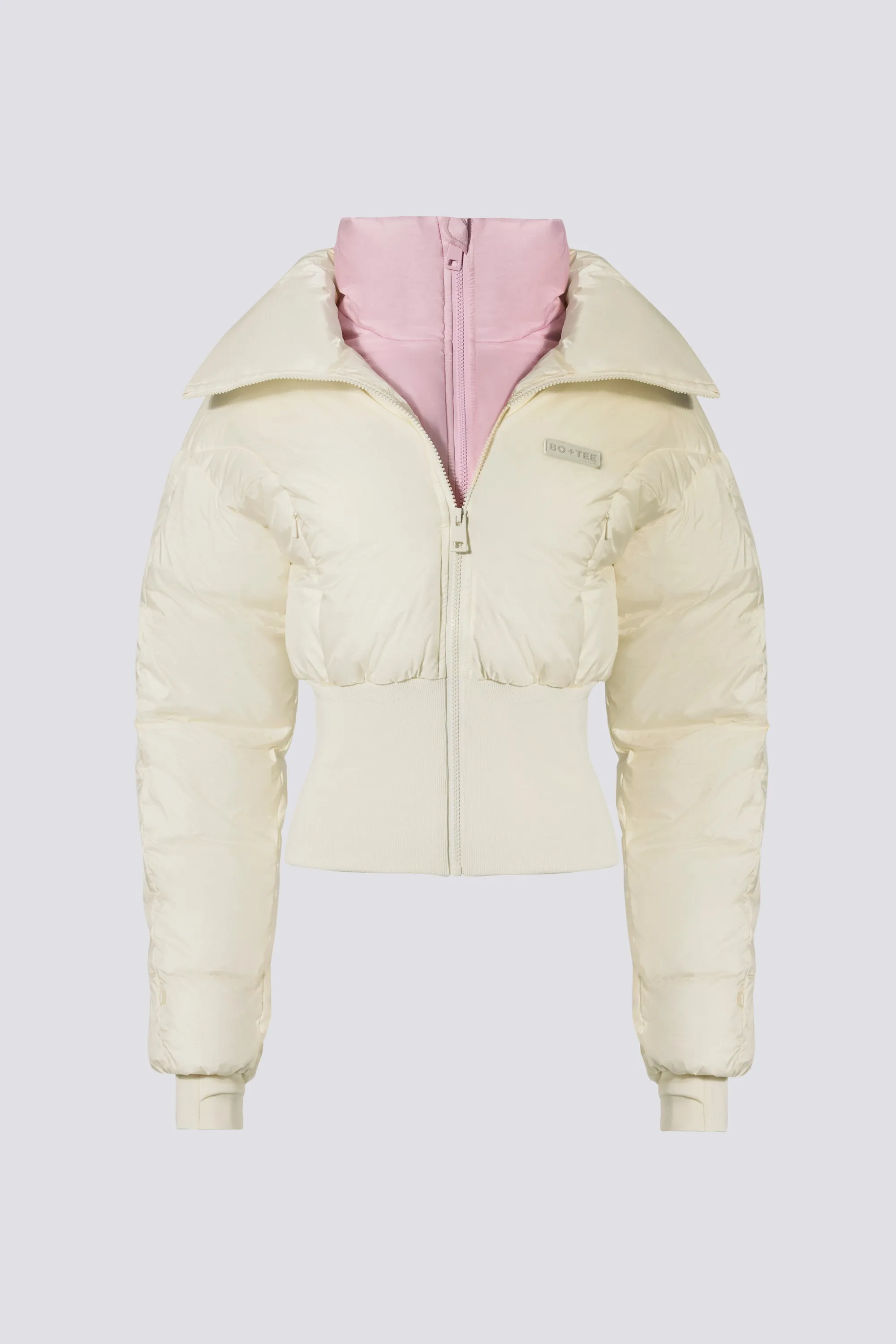 Waterproof Layered Ski Jacket in Ice sold by Oh Polly product image thumbnail 3