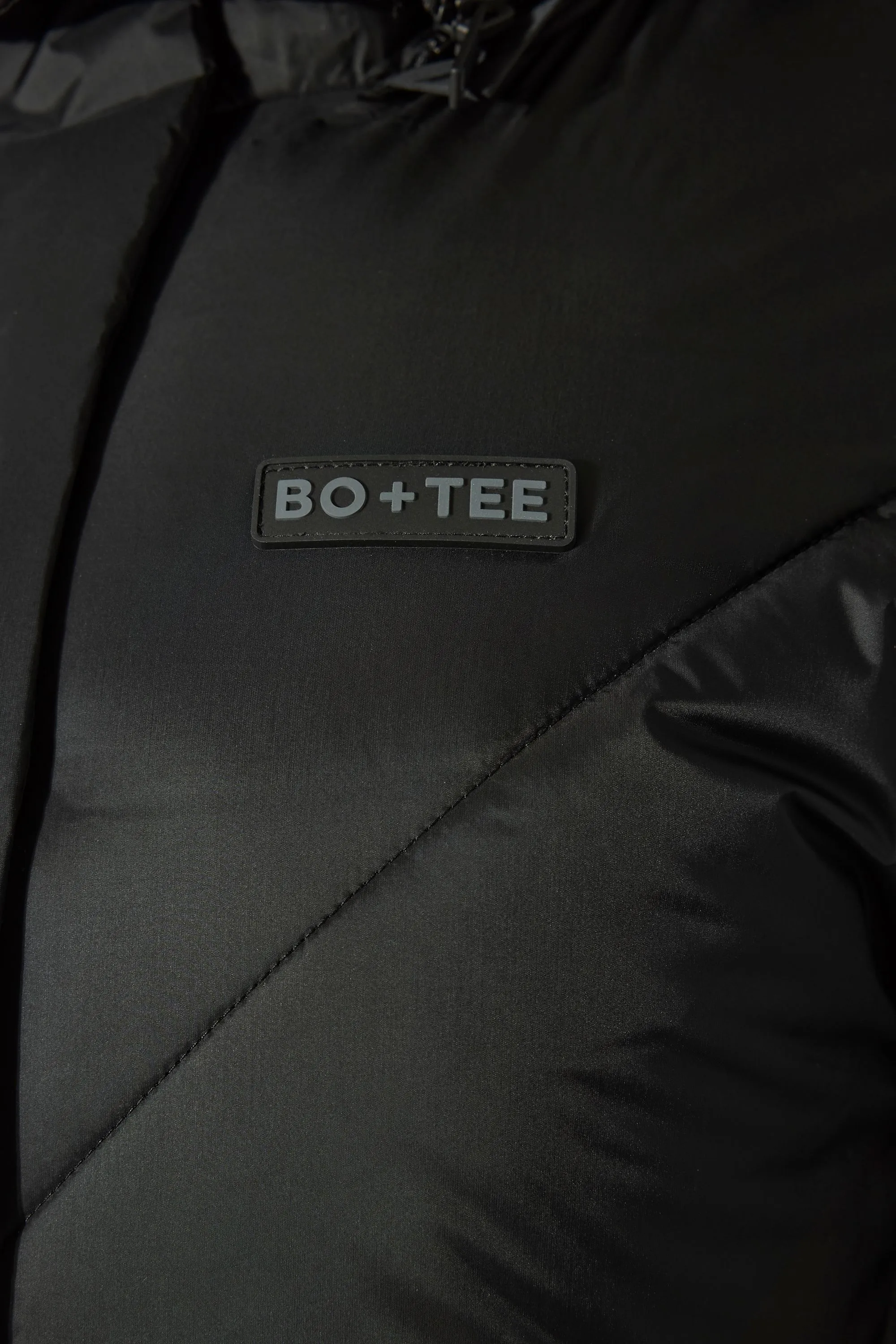 Waterproof Hooded Long Parka Coat in Black sold by Oh Polly product image thumbnail 5