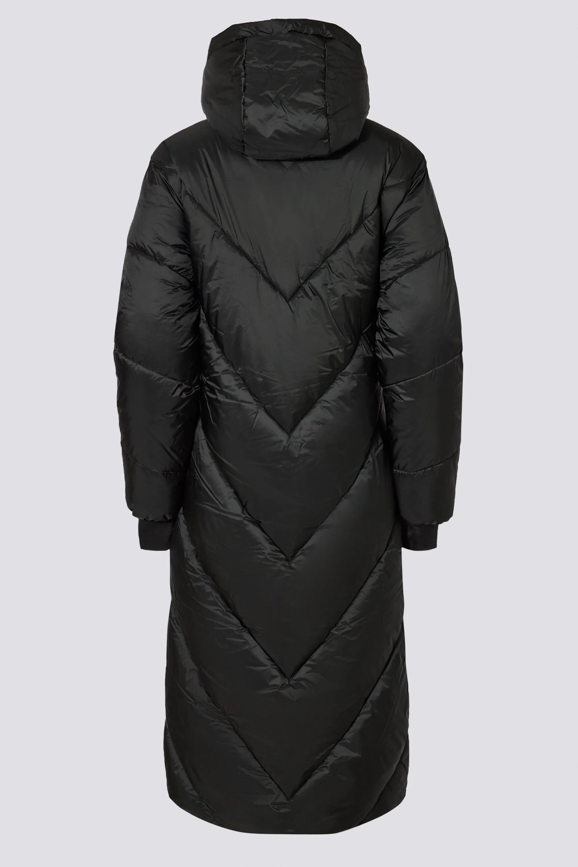 Waterproof Hooded Long Parka Coat in Black sold by Oh Polly product image thumbnail 4