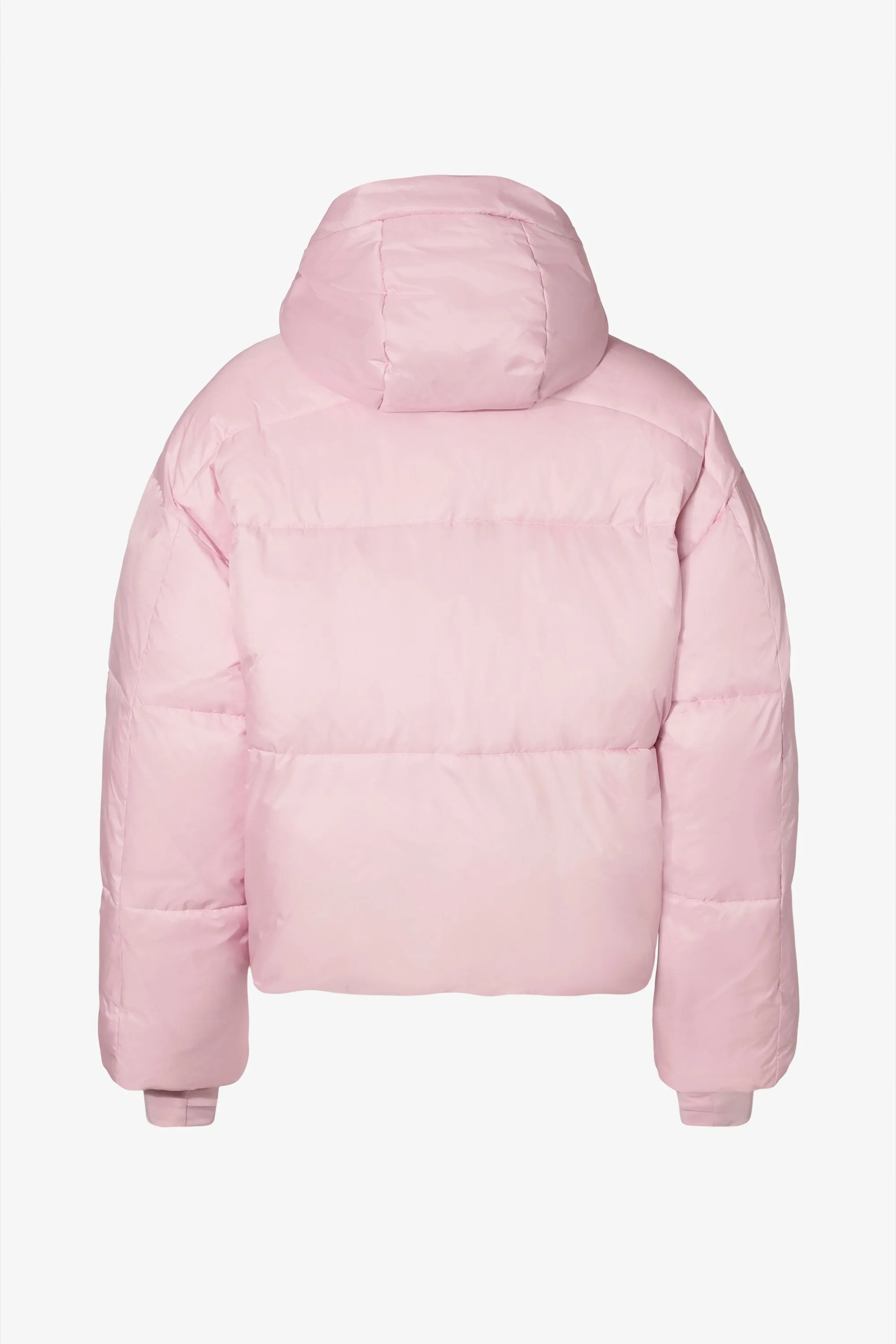 Waterproof Cropped Oversized Ski Jacket in Powder Pink sold by Oh Polly product image thumbnail 4