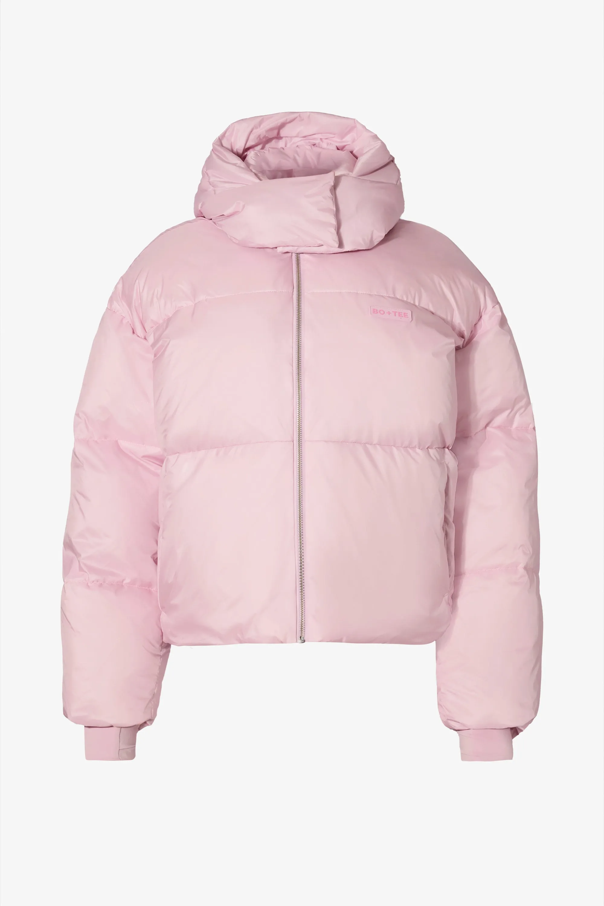 Waterproof Cropped Oversized Ski Jacket in Powder Pink sold by Oh Polly product image thumbnail 3