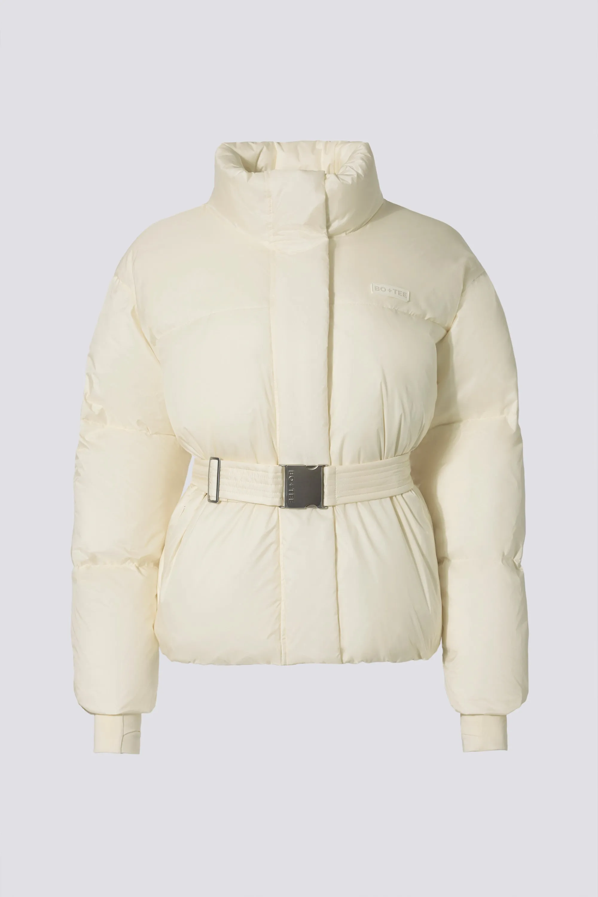 Waterproof Belted Oversized Ski Jacket in Ice sold by Oh Polly product image thumbnail 3