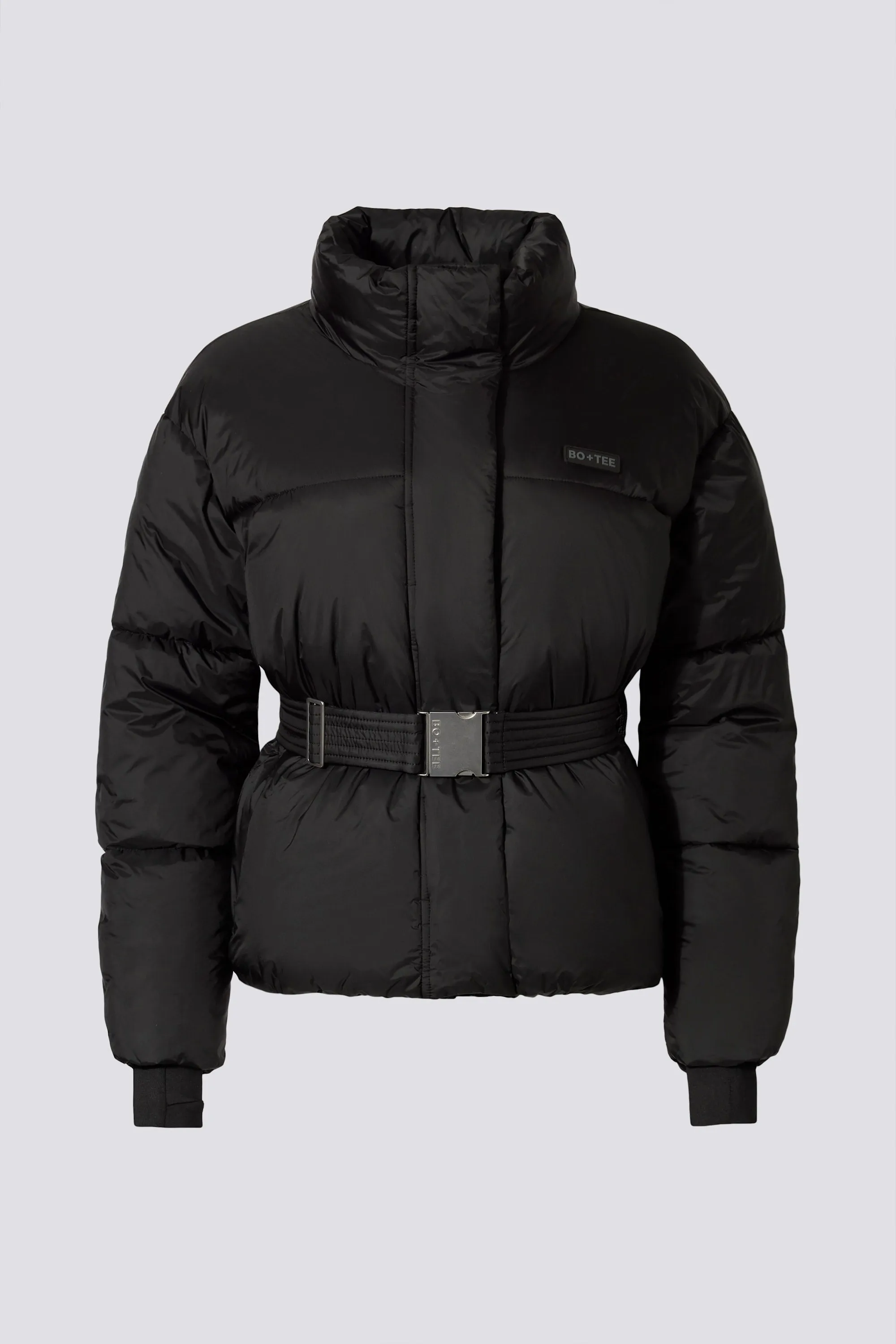 Waterproof Belted Oversized Ski Jacket in Black sold by Oh Polly product image thumbnail 3