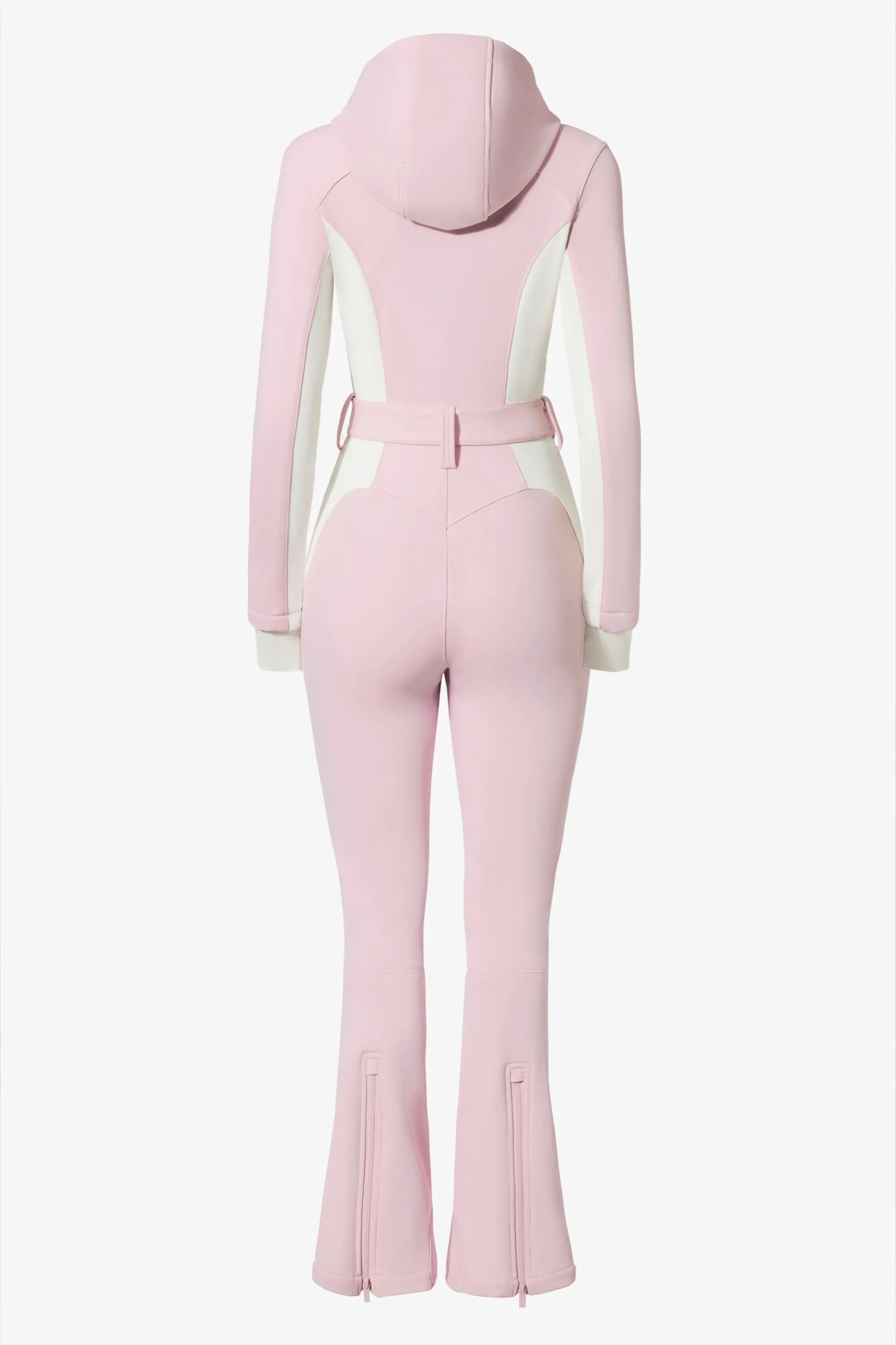 Waterproof Hooded Fitted Ski Suit in Powder Pink sold by Oh Polly product image thumbnail 4