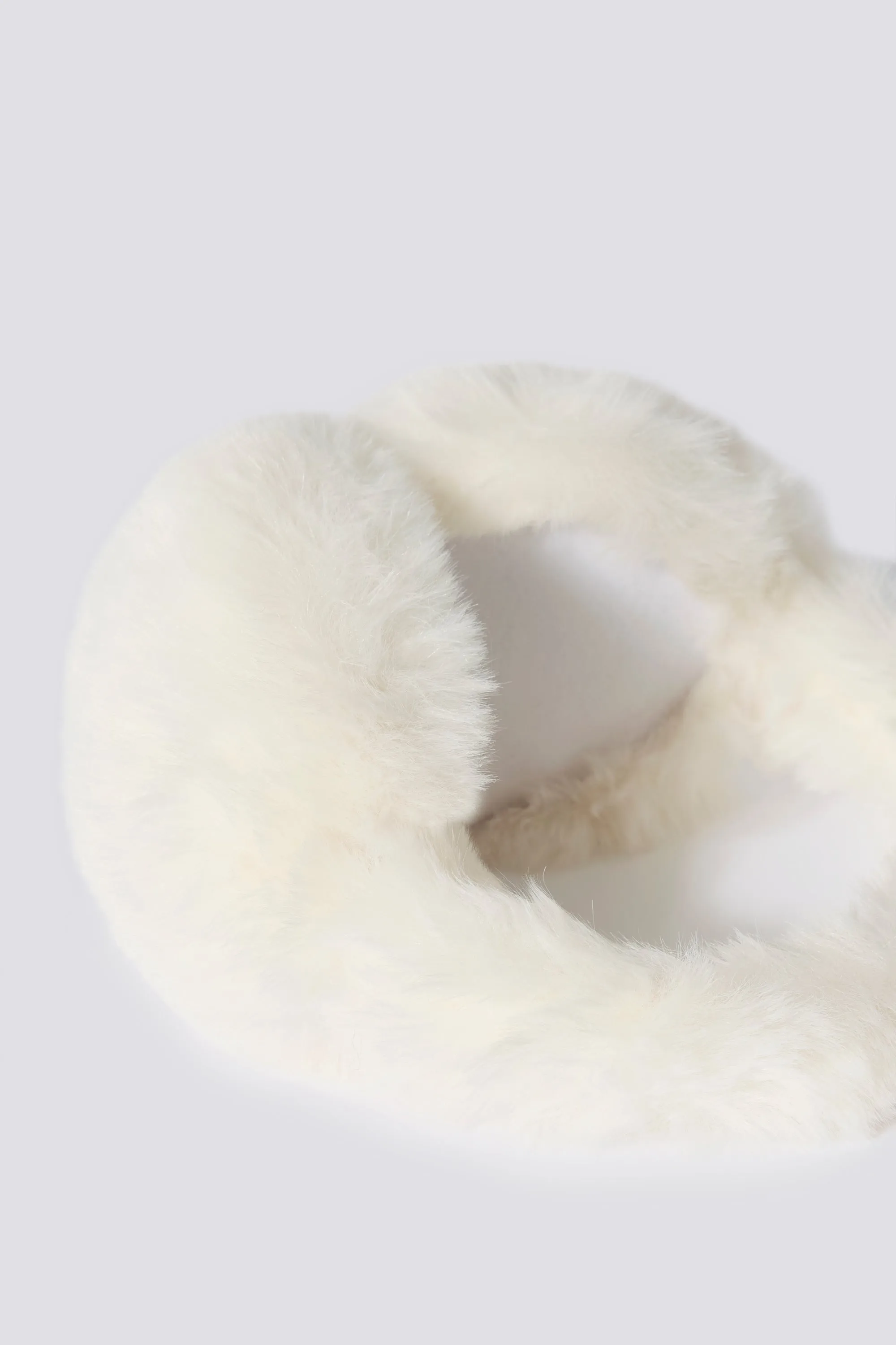 Faux-Fur Earmuffs in Ice sold by Oh Polly product image thumbnail 5