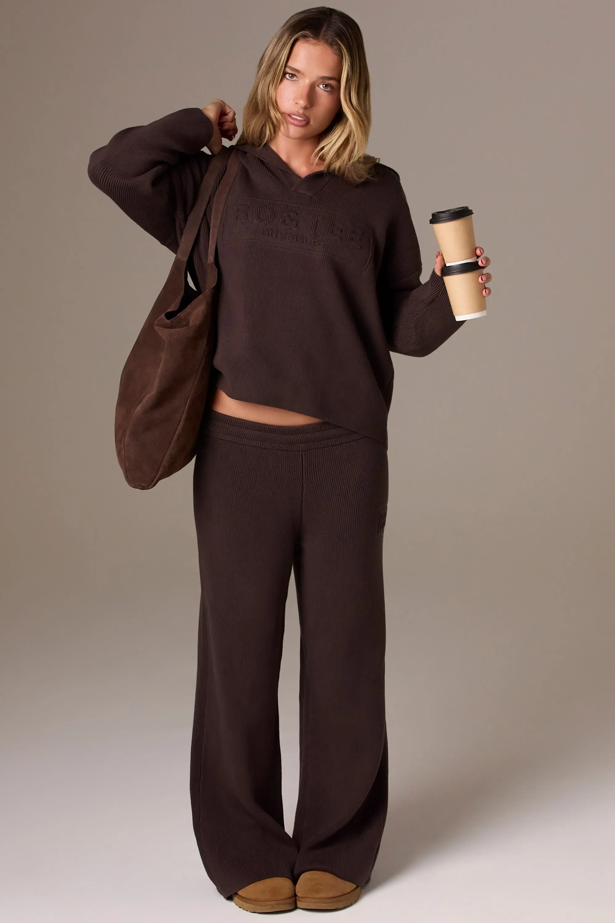 Suede Tote Bag in Espresso sold by Oh Polly