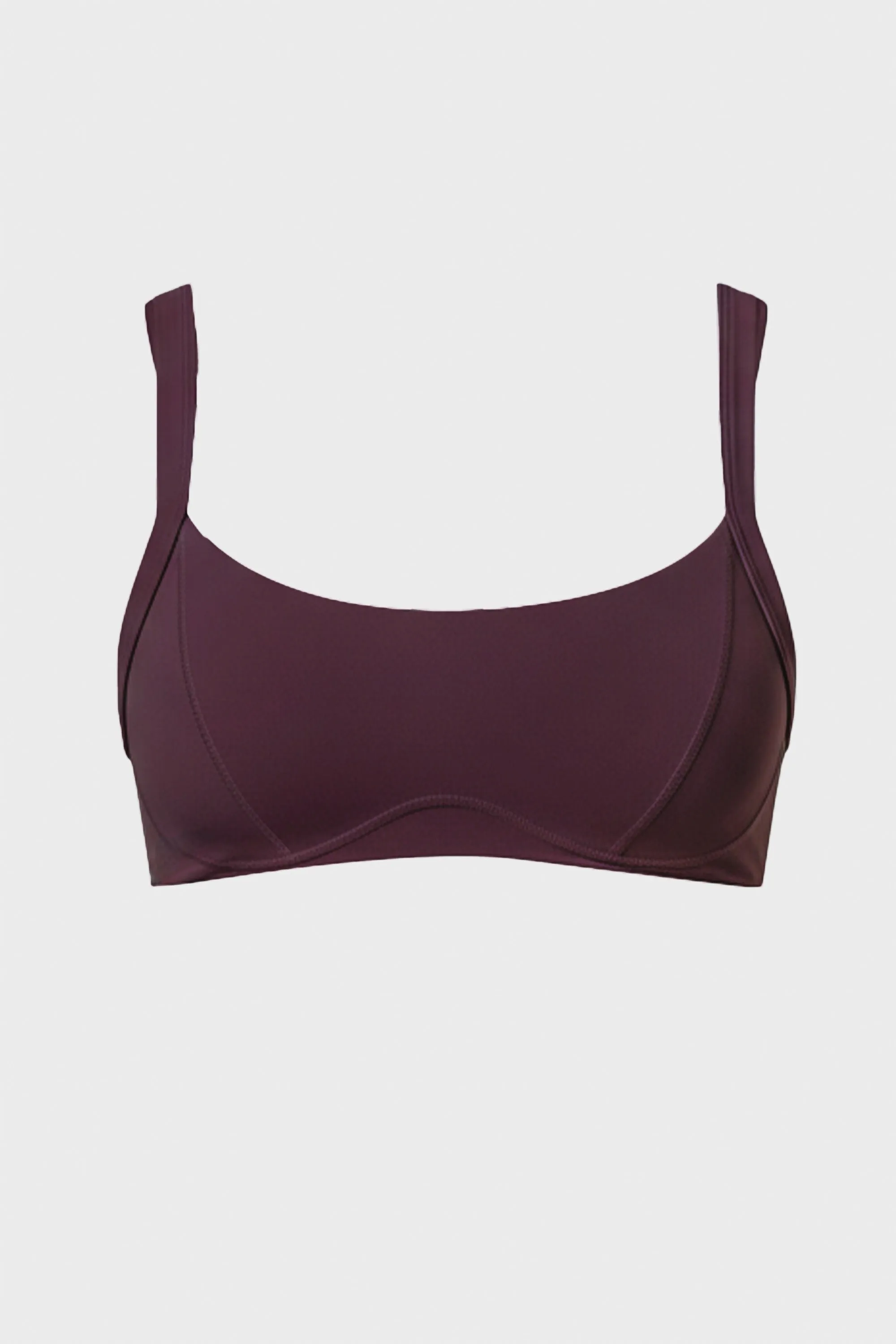 Soft Active Seam-Detail Sports Bra in Dusk sold by Oh Polly product image thumbnail 3