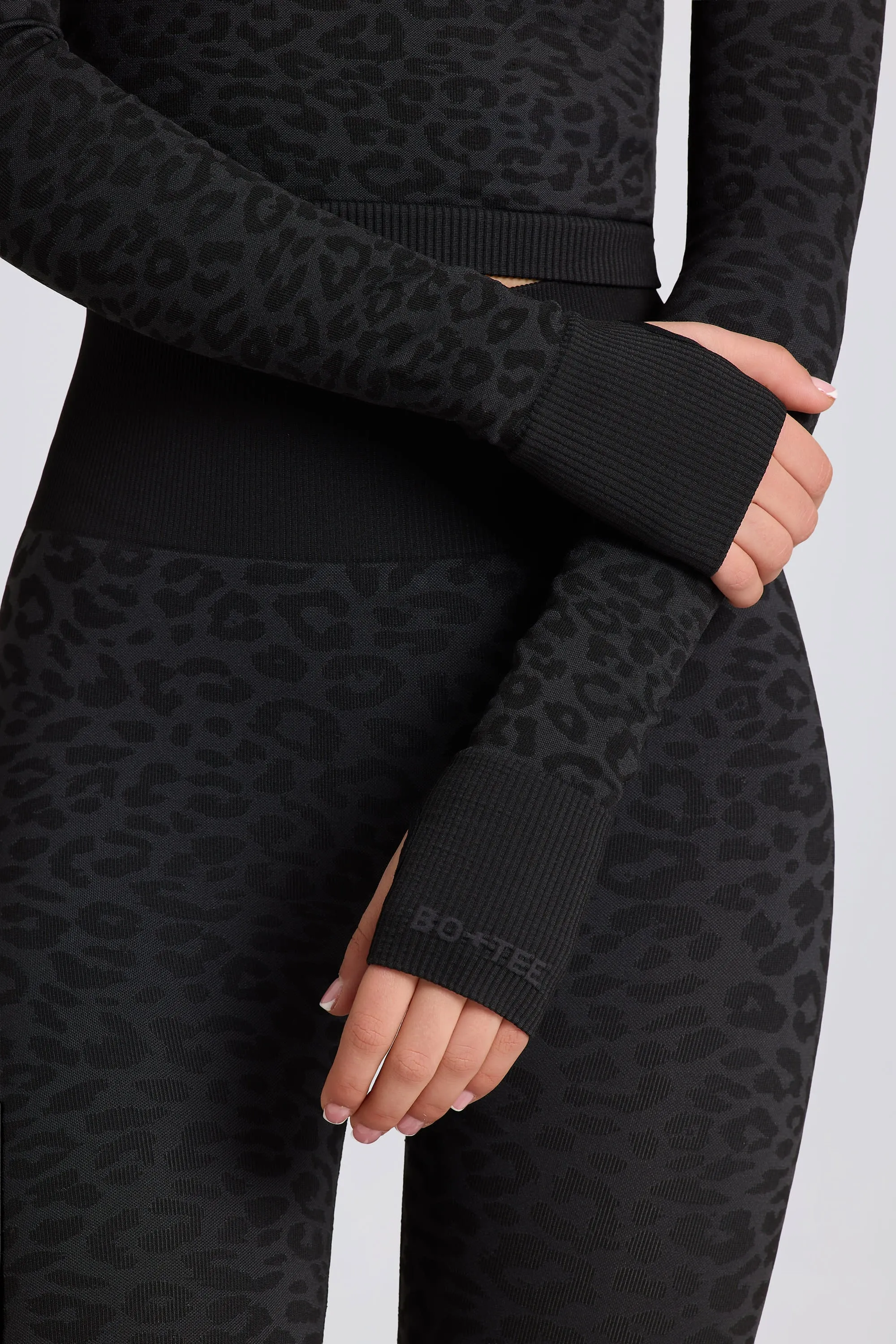 Thermal Long Sleeve Top in Black sold by Oh Polly product image thumbnail 5