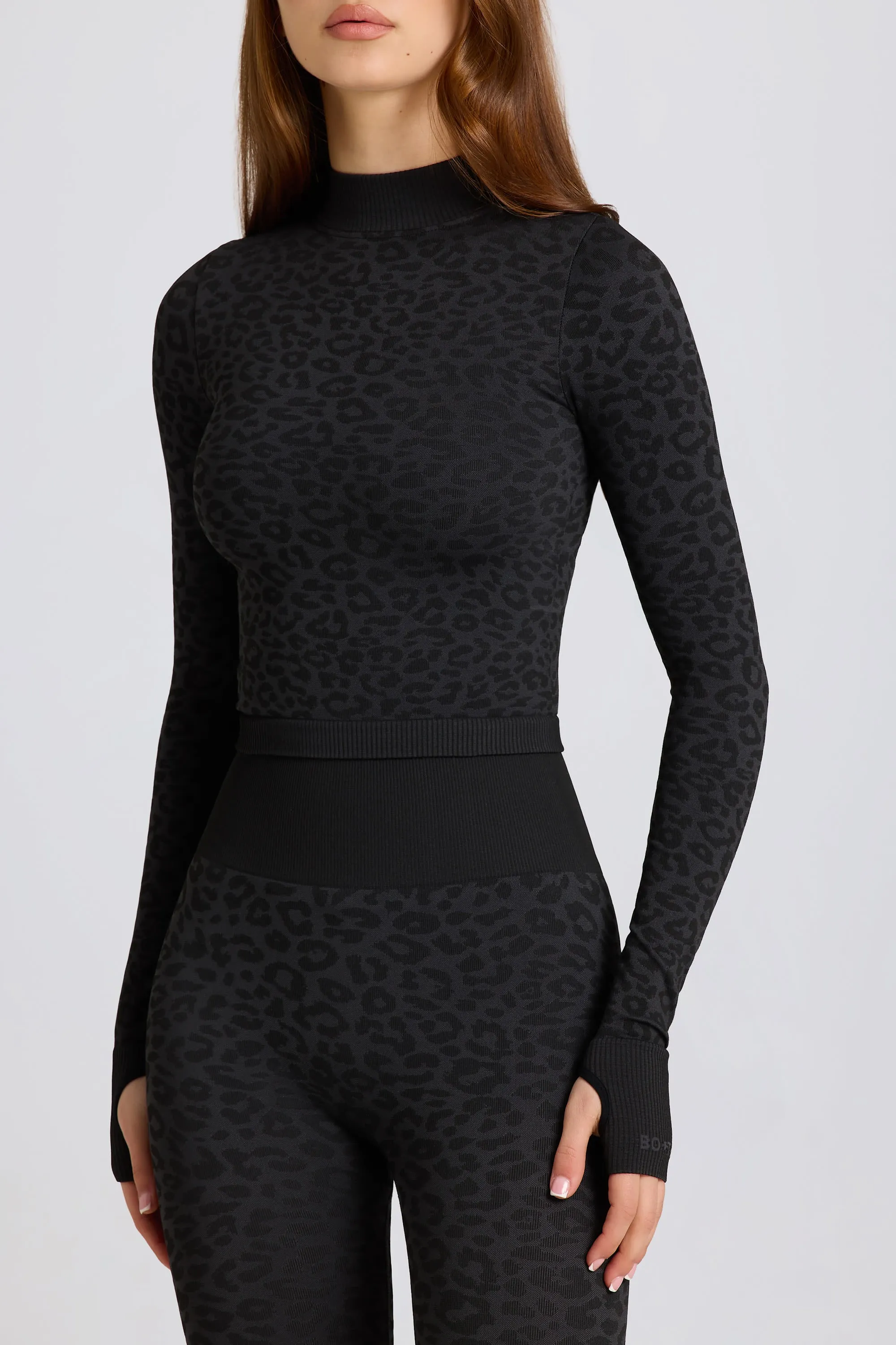 Thermal Long Sleeve Top in Black sold by Oh Polly product image thumbnail 2