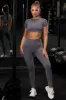 Unstoppable Petite Seamless Full Length Leggings in Black Marl sold by Oh Polly