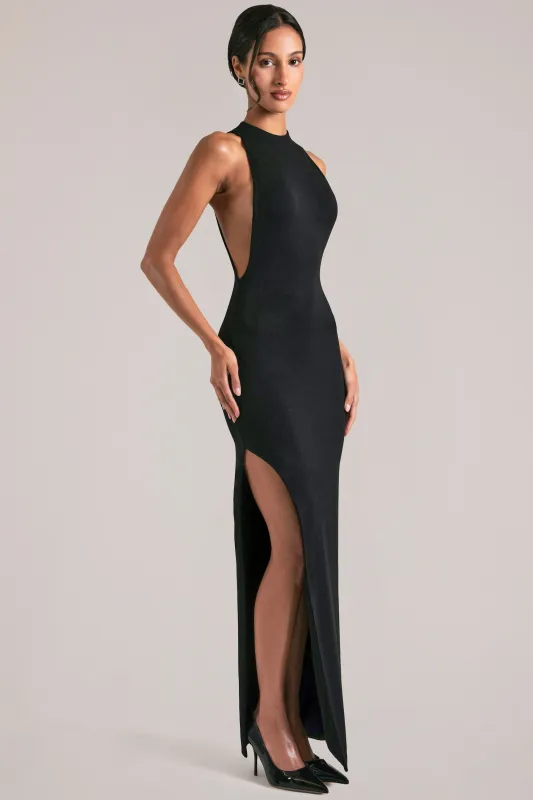 Sleeveless Maxi Dress  in Black sold by Oh Polly