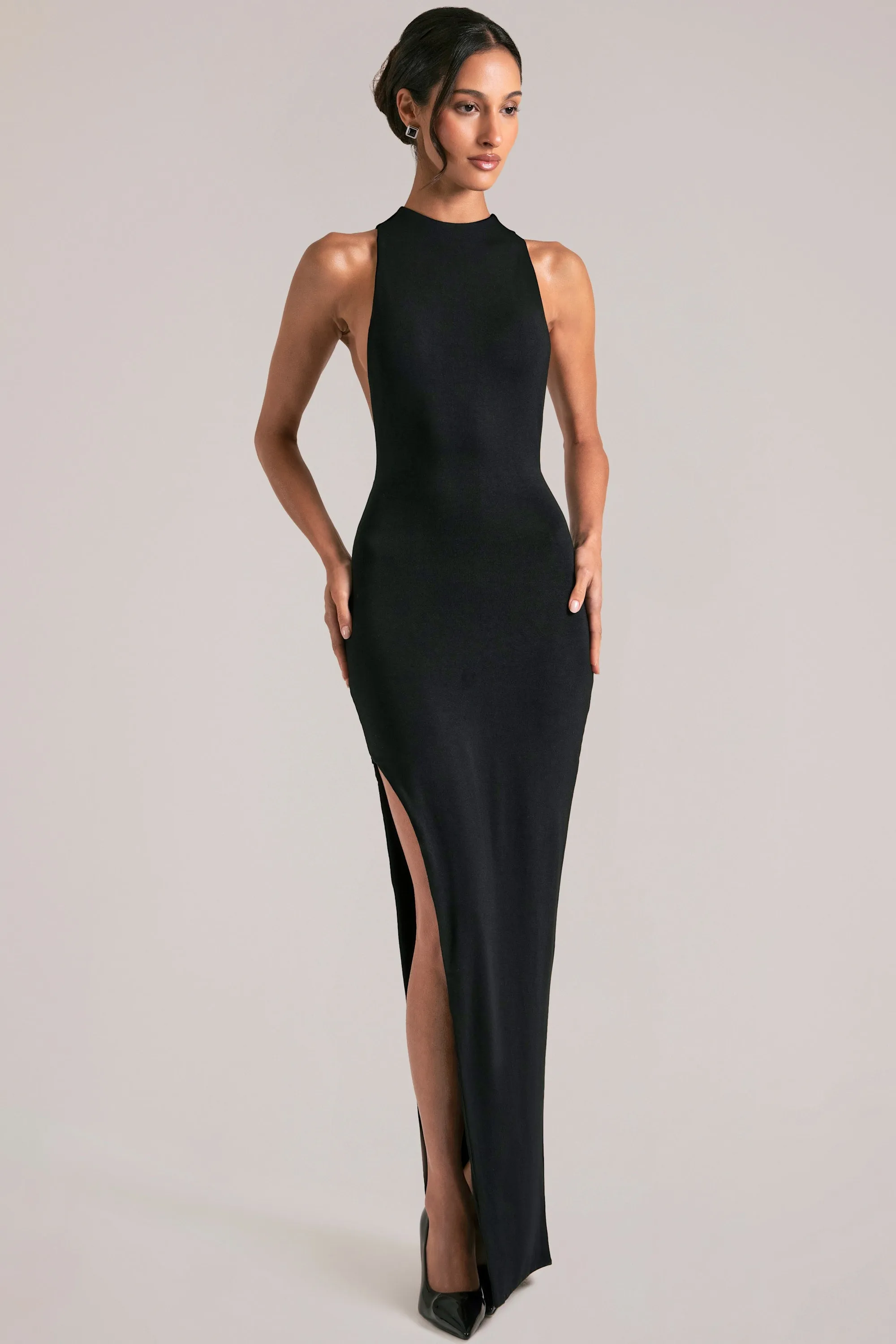 Sleeveless Maxi Dress in Black sold by Oh Polly product image thumbnail 5