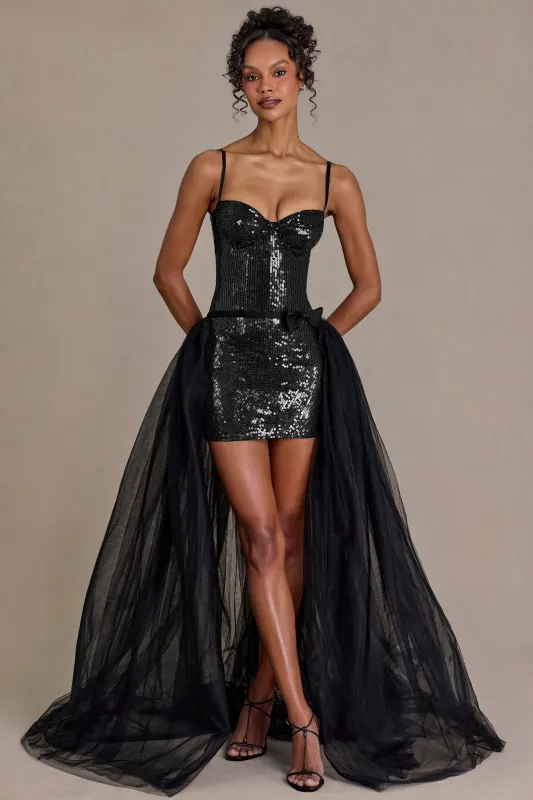 Premium Tulle Skirt in Black sold by Oh Polly