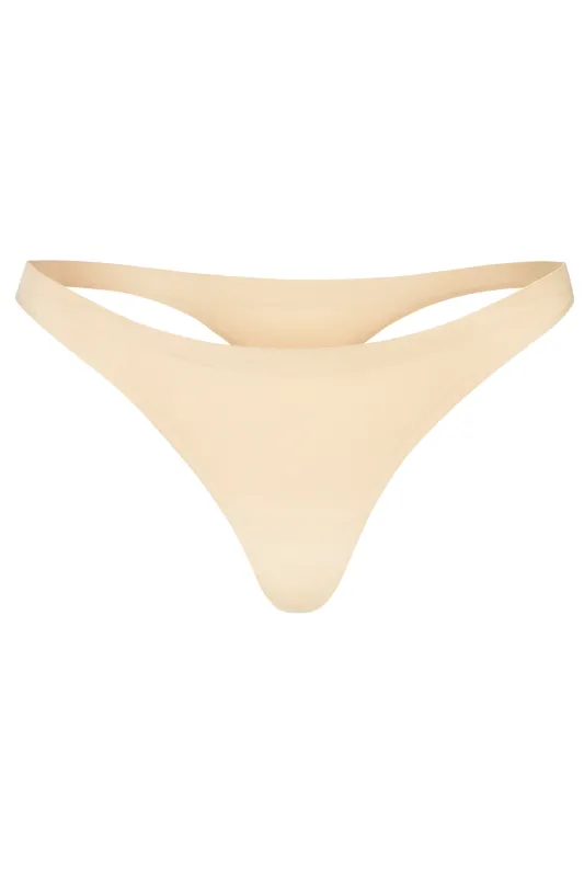 Seamless Knit Thong in Warm Peach made by Oh Polly