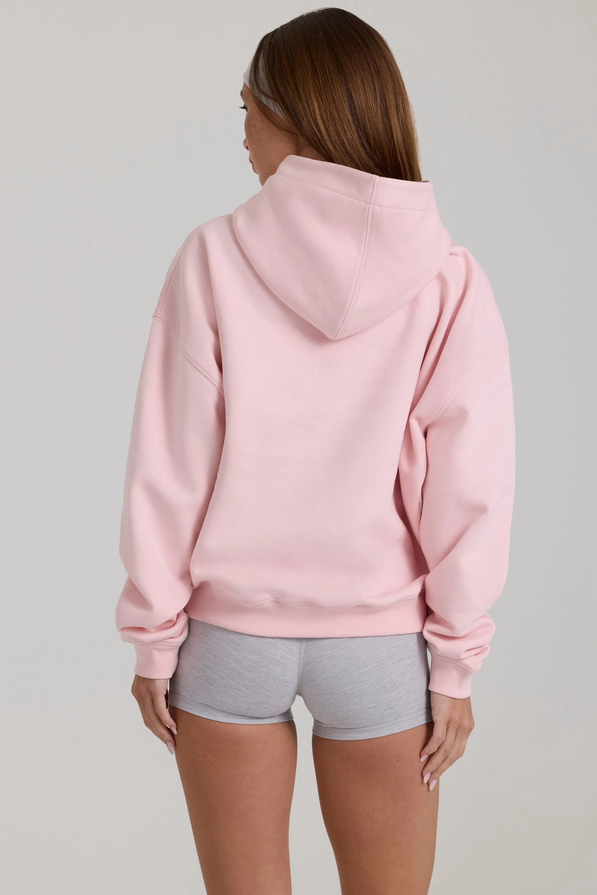 Oversized Applique Hoodie in Blush sold by Oh Polly product image thumbnail 2