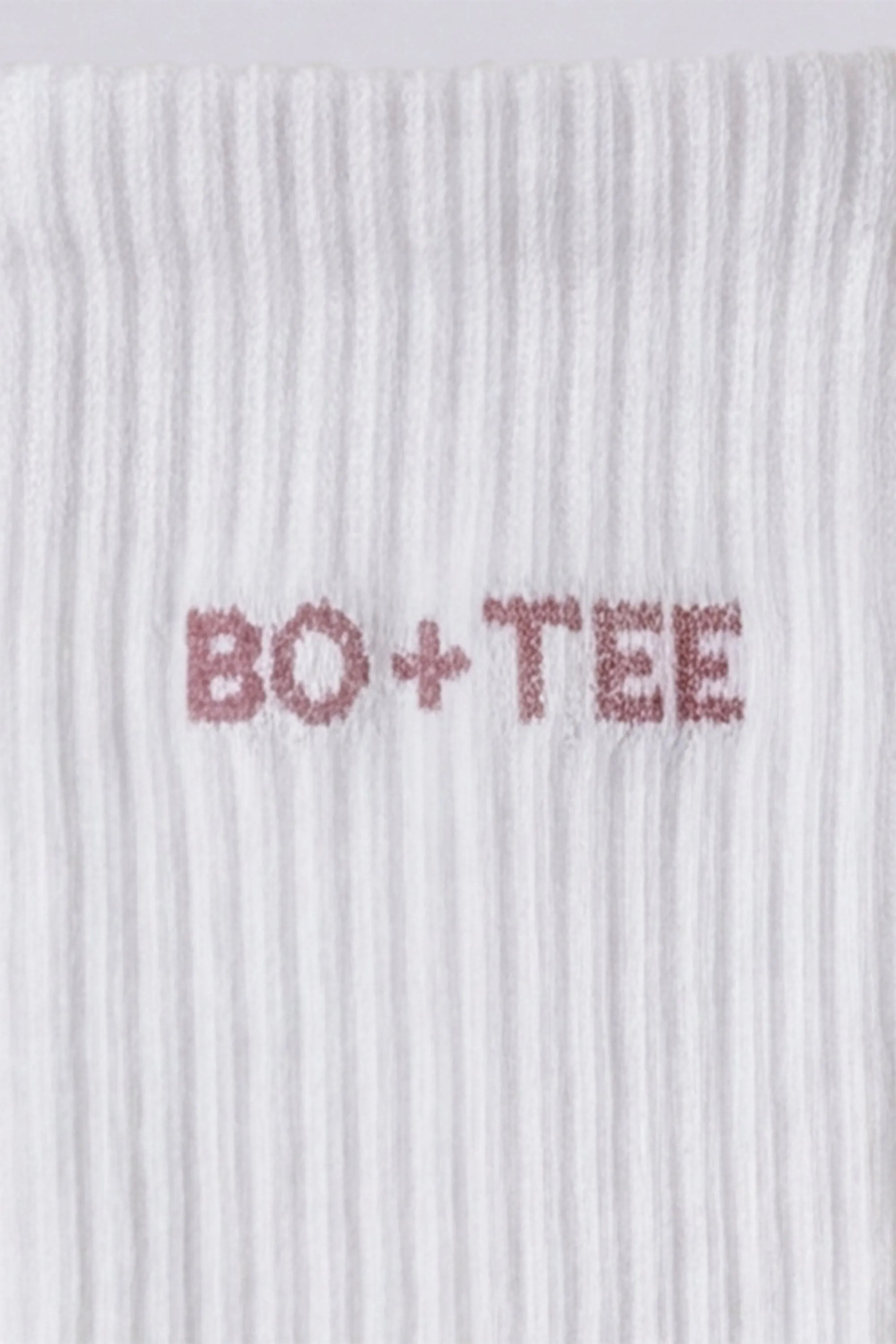 Ribbed Half-Crew 3-Pack Socks in White Pink sold by Oh Polly product image thumbnail 2