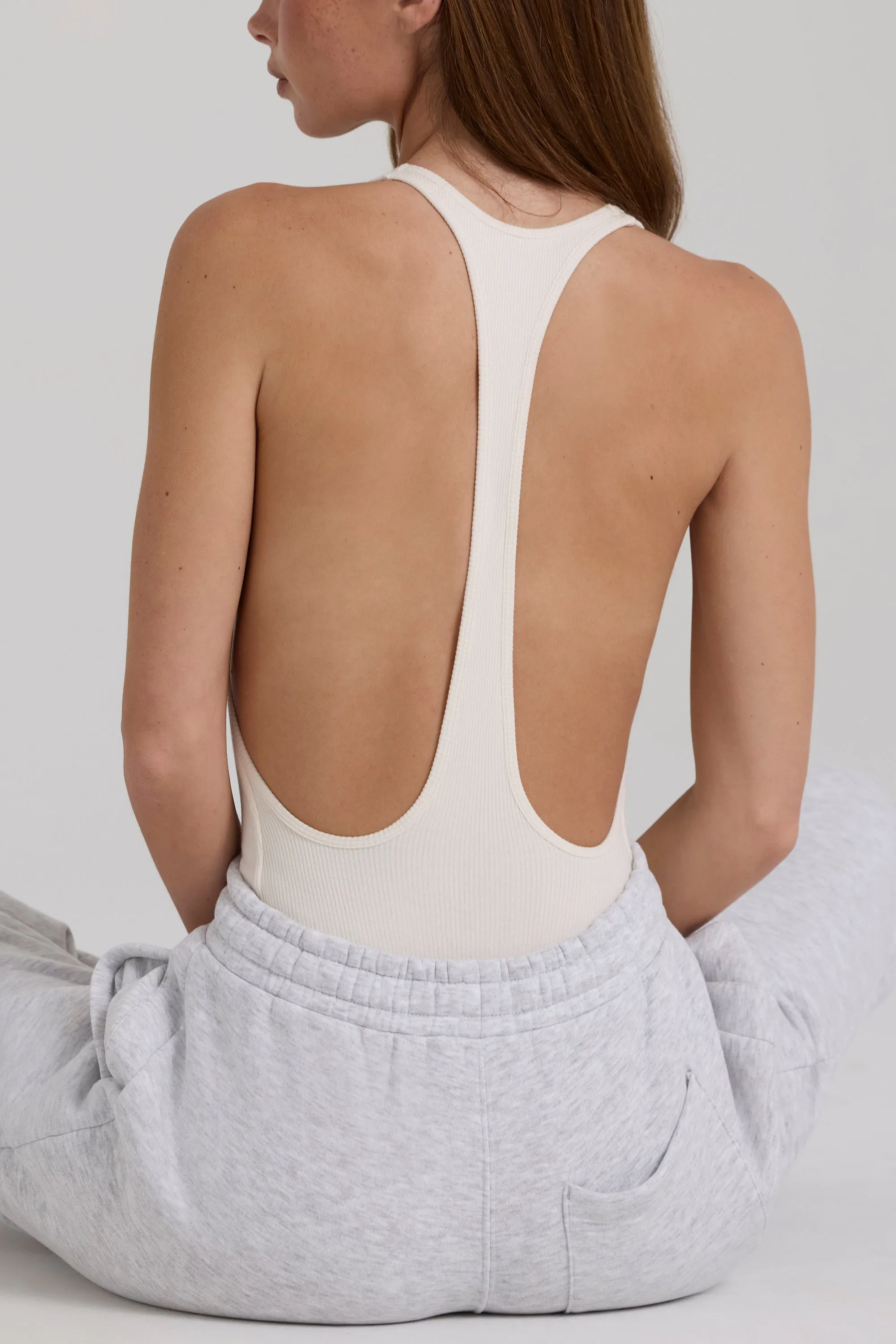 Modal Bodysuit in Ivory sold by Oh Polly product image thumbnail 5