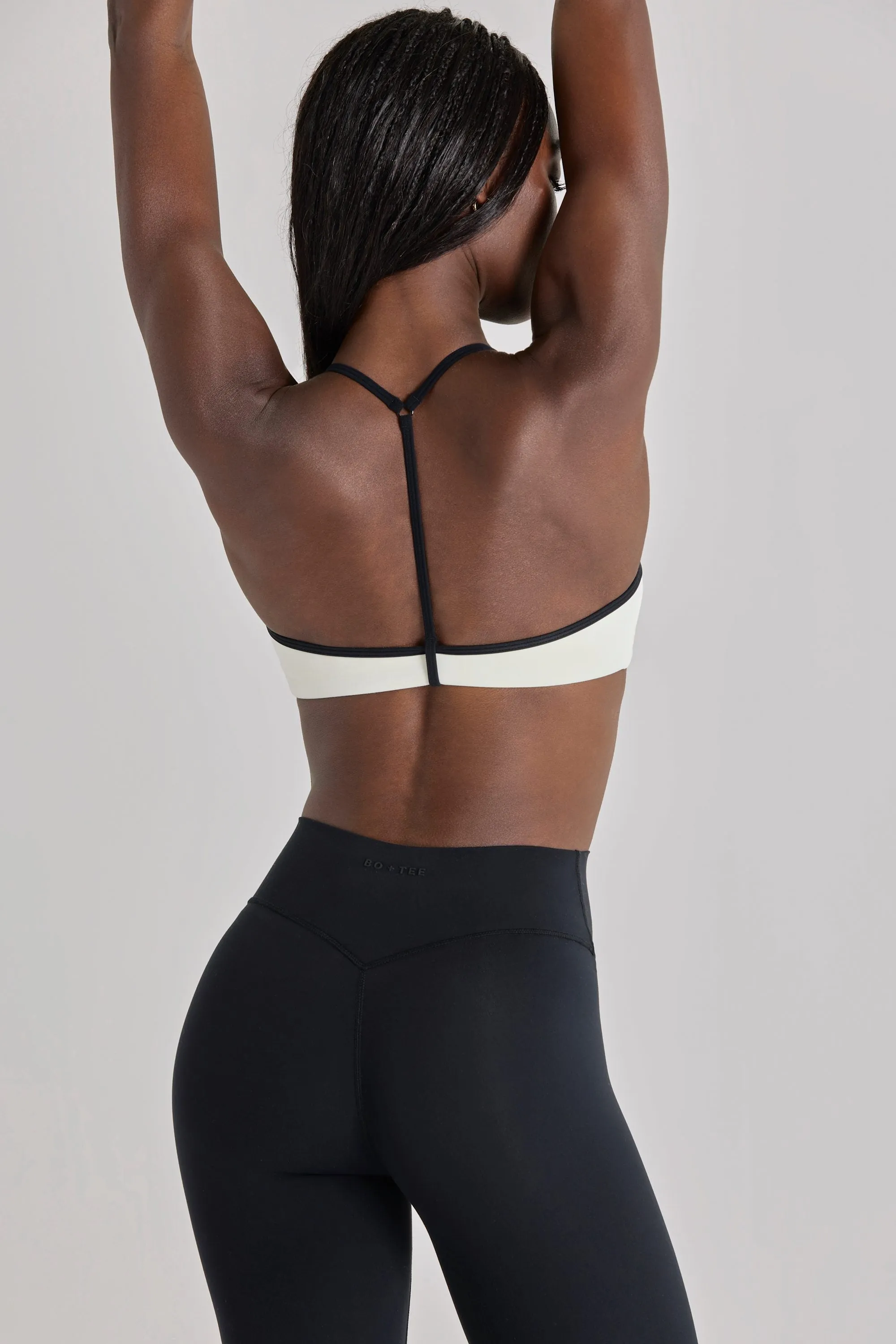 Soft Active Sports Bra in Ivory sold by Oh Polly product image thumbnail 2