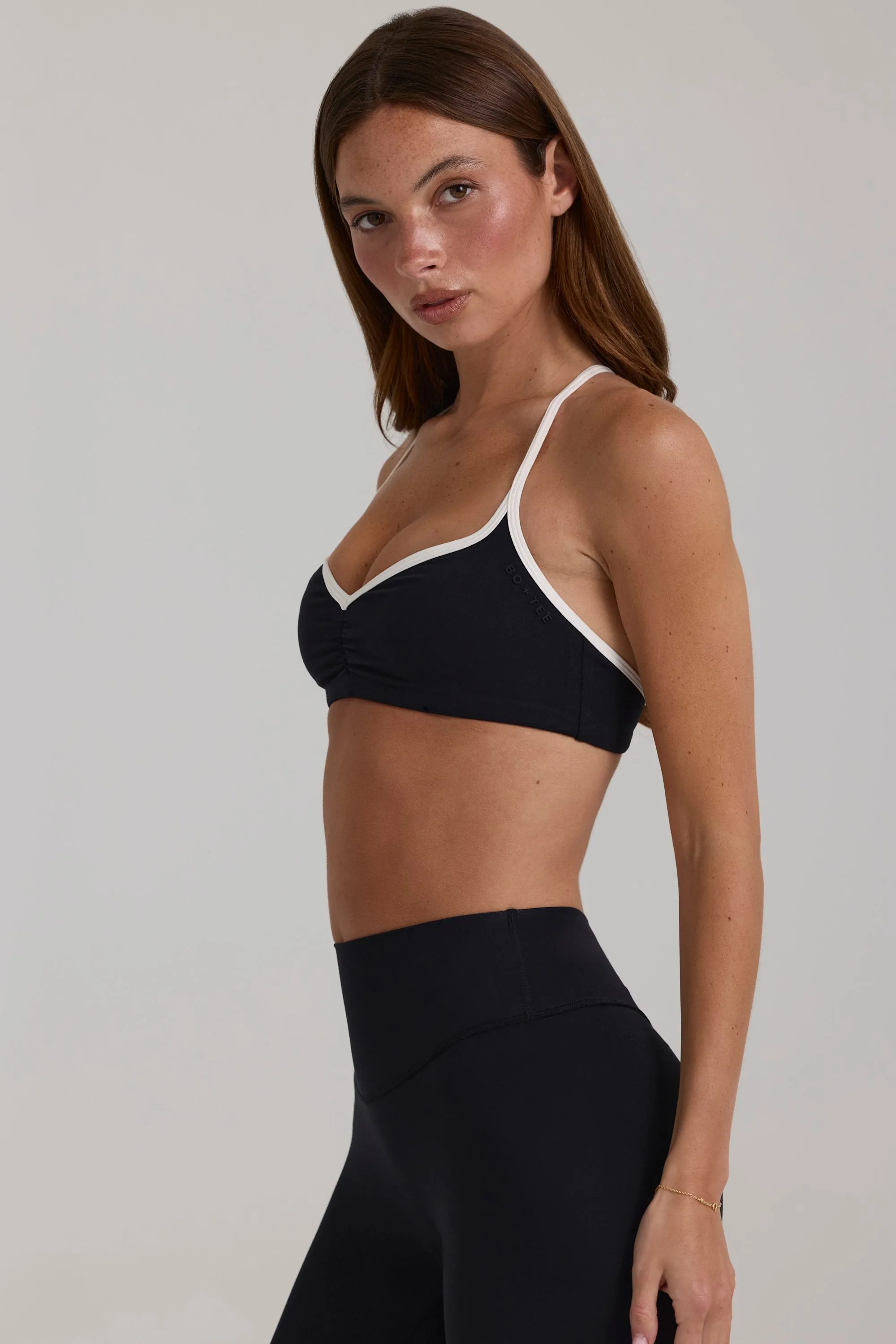 Soft Active Sports Bra in Black sold by Oh Polly product image thumbnail 3