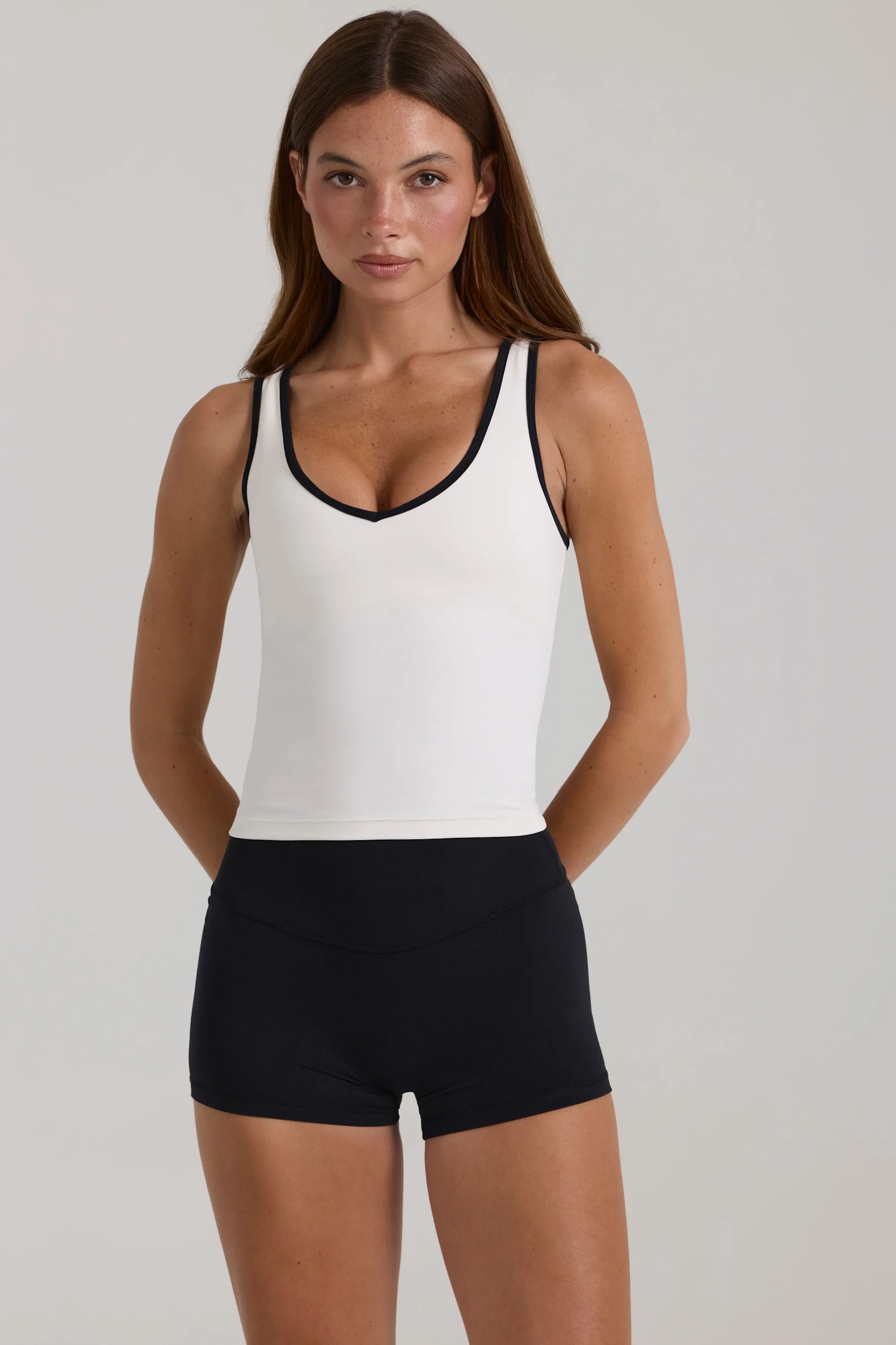 Soft Active Tank Top in Ivory sold by Oh Polly product image thumbnail 5