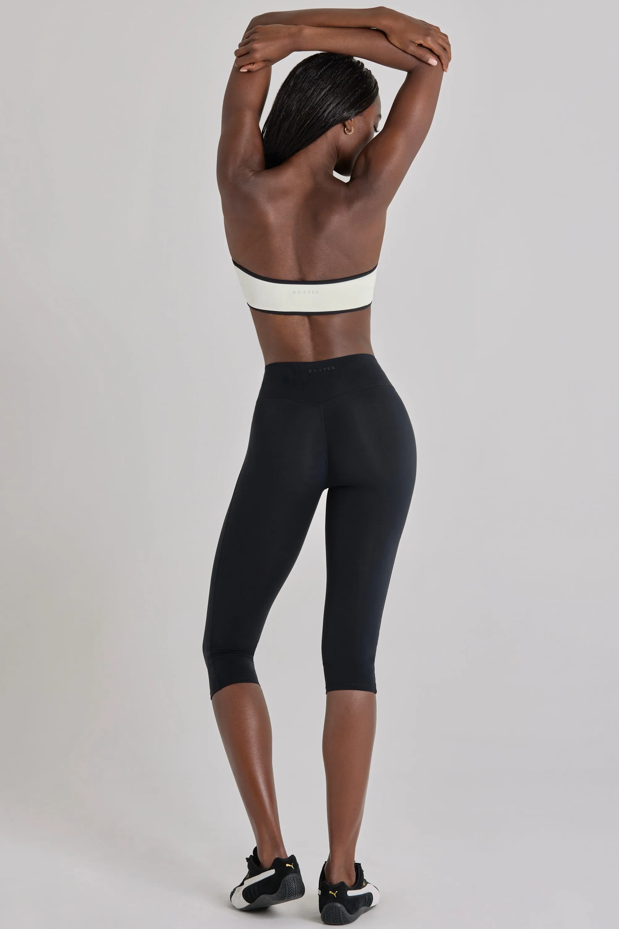 Soft Active Capri Leggings in Black sold by Oh Polly product image thumbnail 2