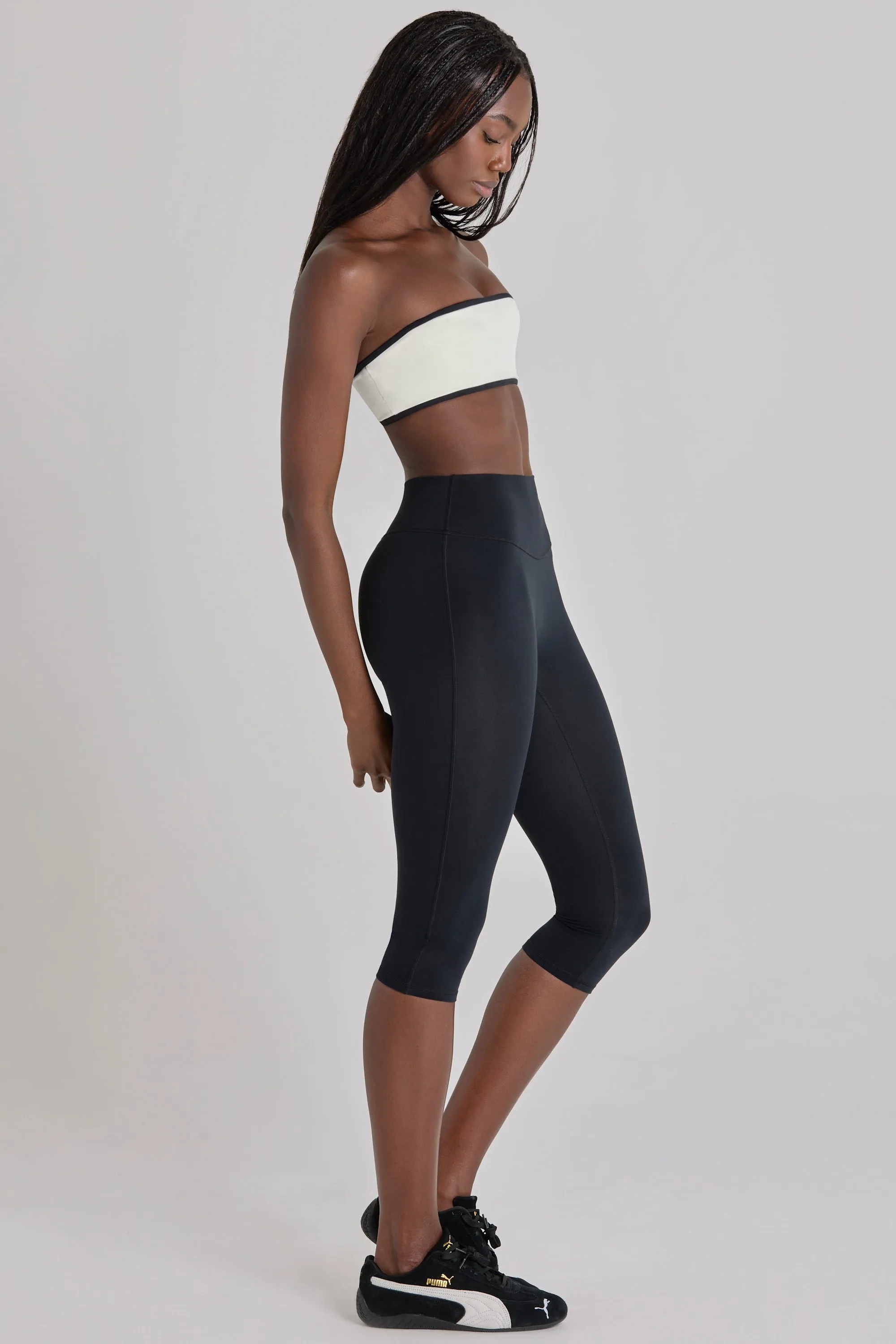 Soft Active Capri Leggings in Black sold by Oh Polly product image thumbnail 3