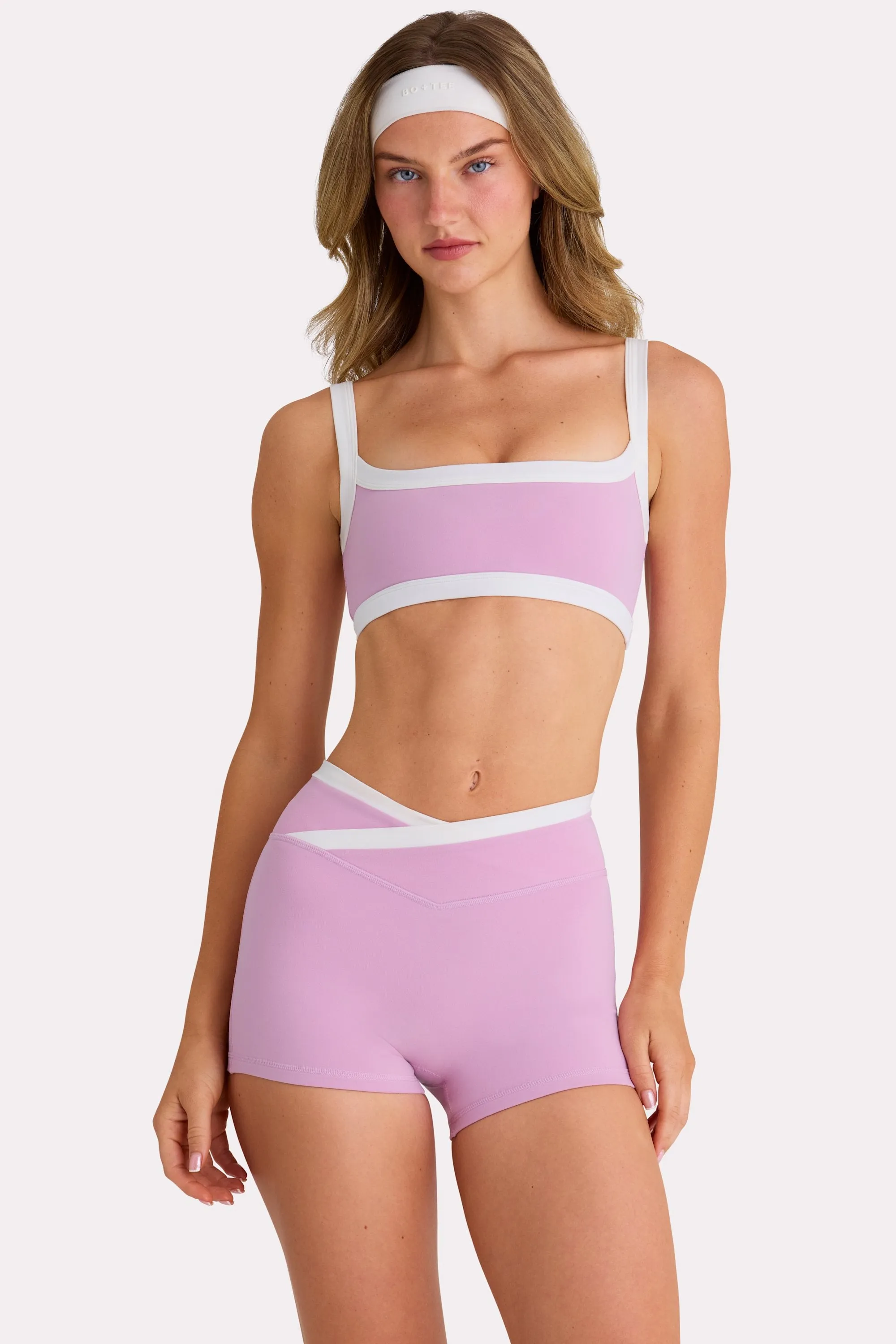 Soft Active Shorts in Sweet Pink sold by Oh Polly