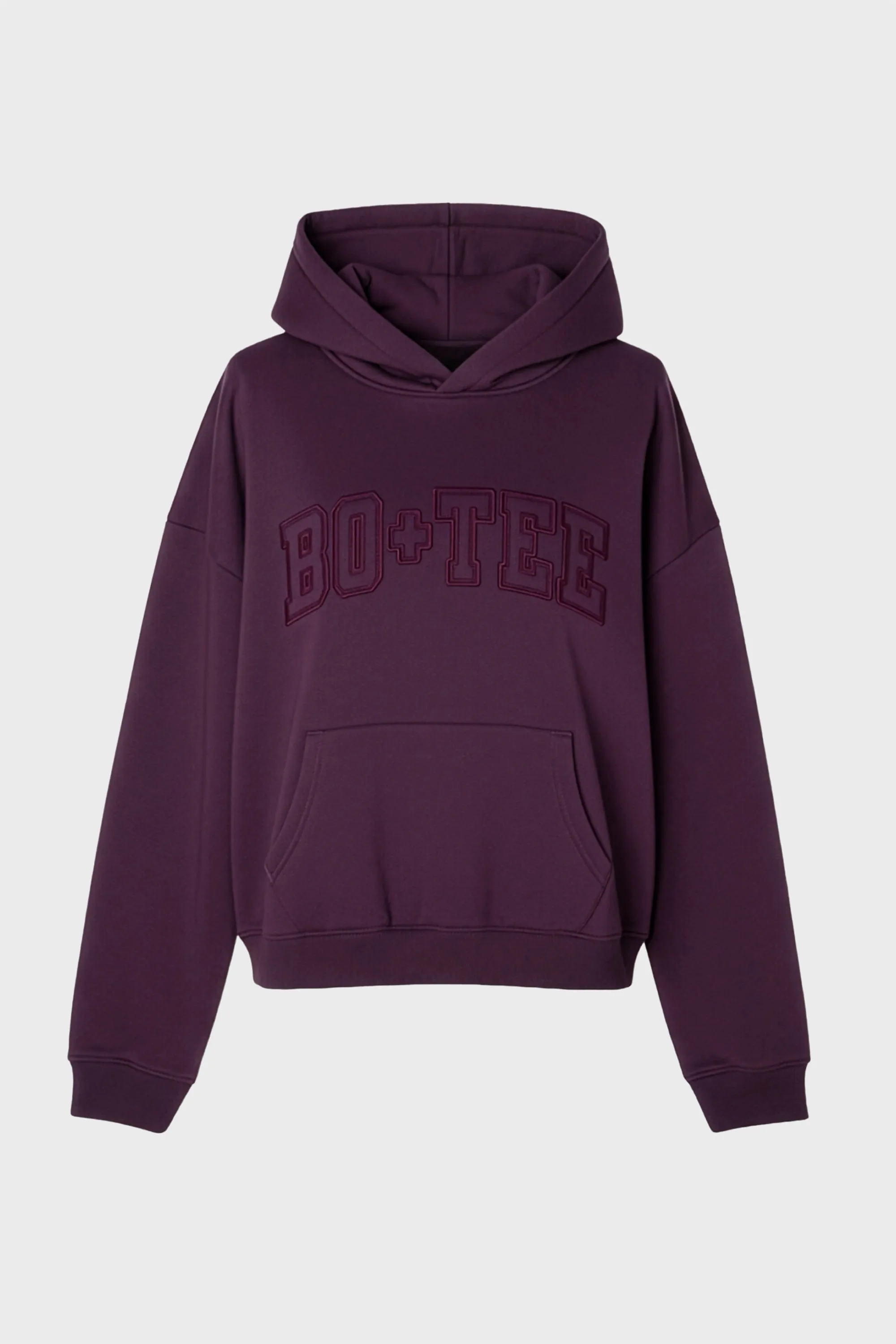 Embroidered Oversized Hoodie in Plum sold by Oh Polly product image thumbnail 3