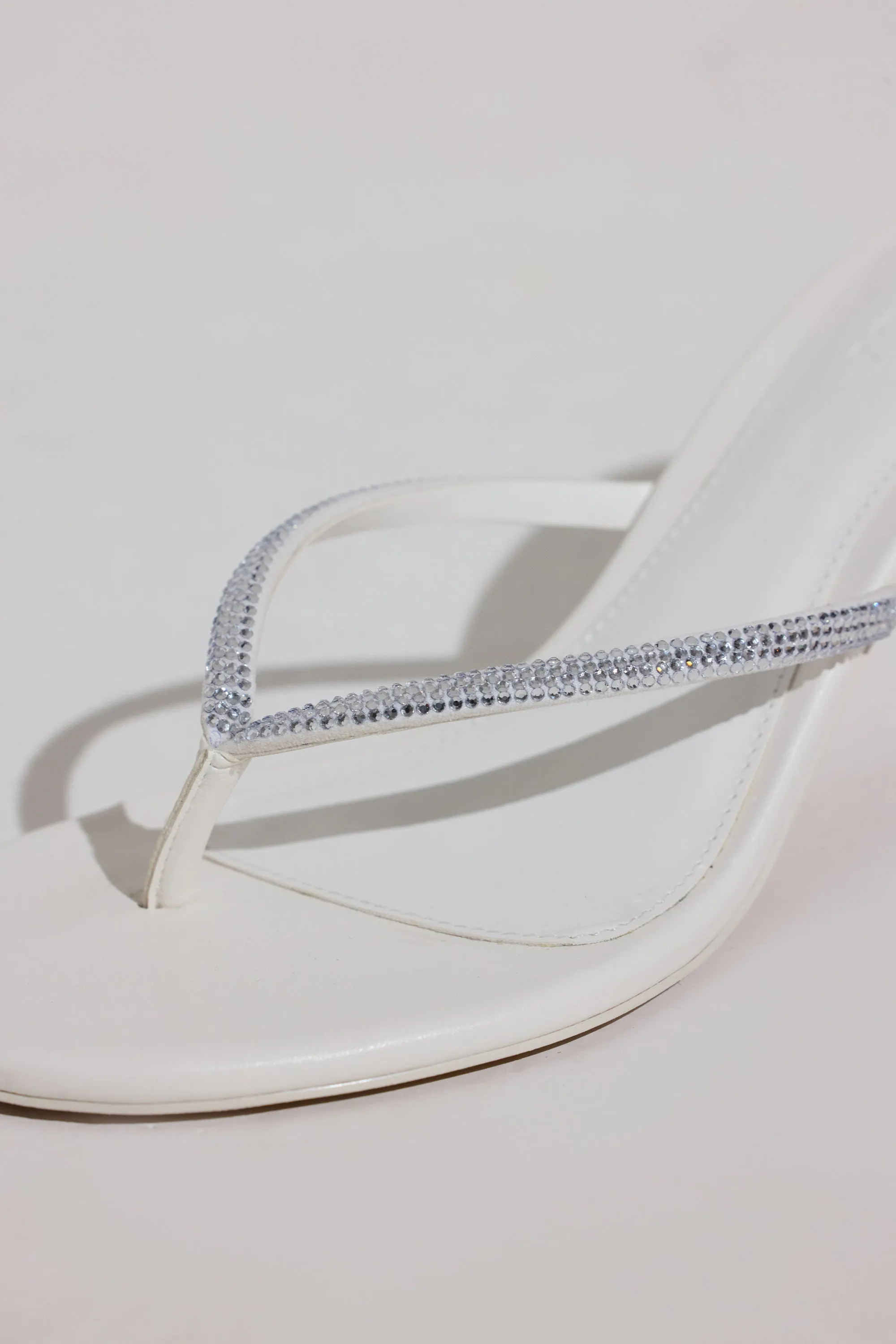 Heeled Sandal in White sold by Oh Polly product image thumbnail 2