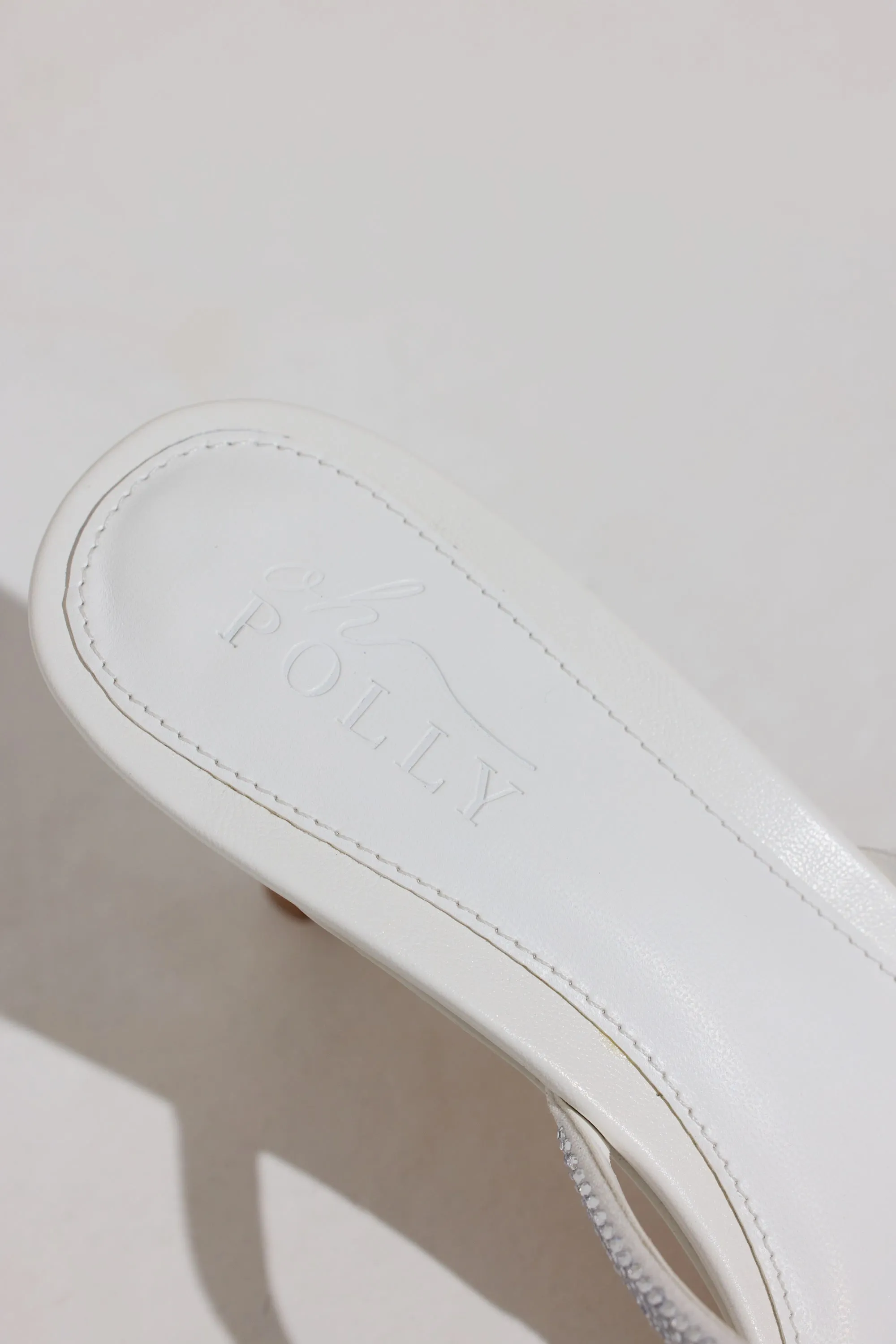 Heeled Sandal in White sold by Oh Polly product image thumbnail 4