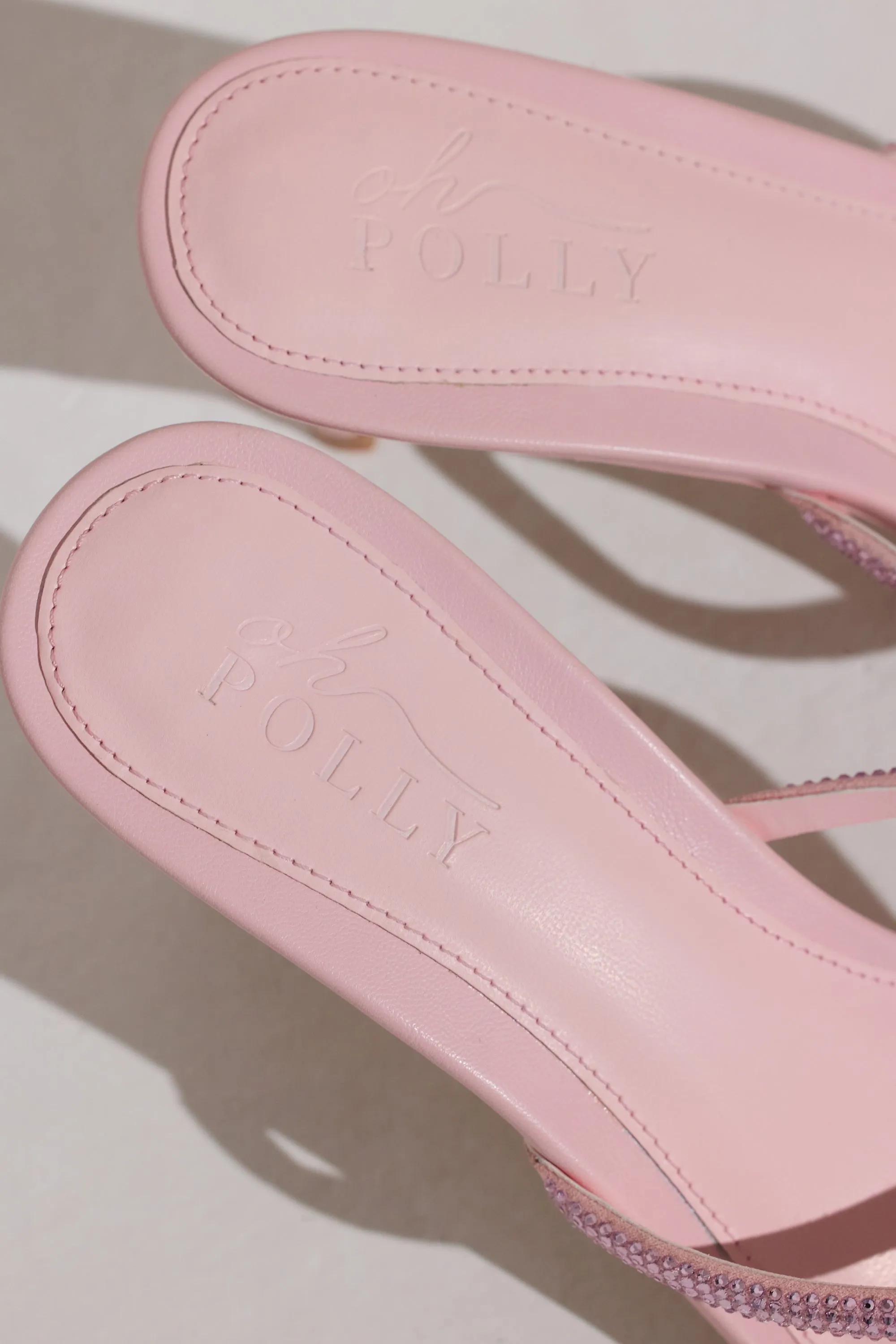 Heeled Sandal in Blush Pink sold by Oh Polly product image thumbnail 4
