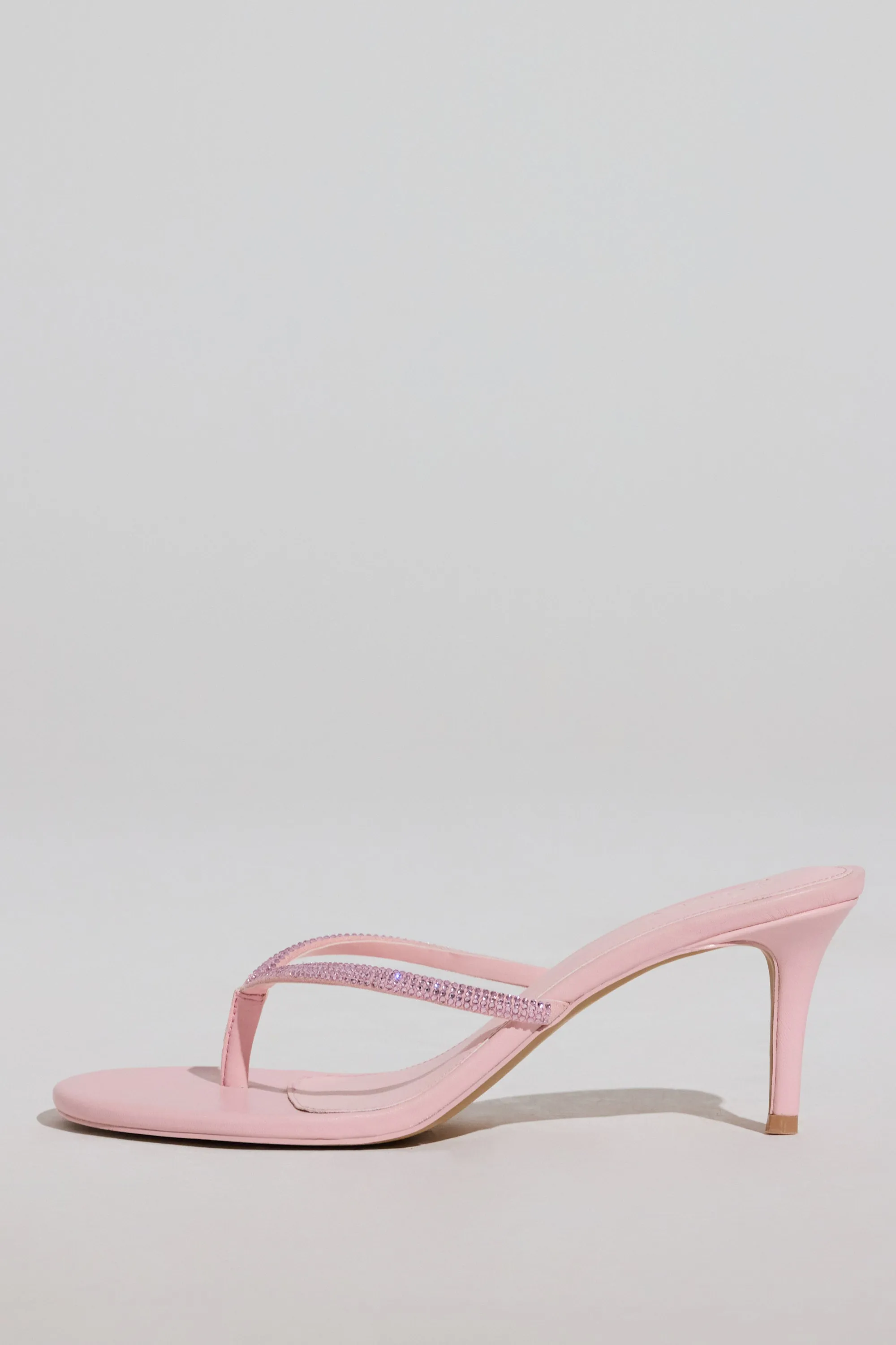Heeled Sandal in Blush Pink sold by Oh Polly product image thumbnail 3