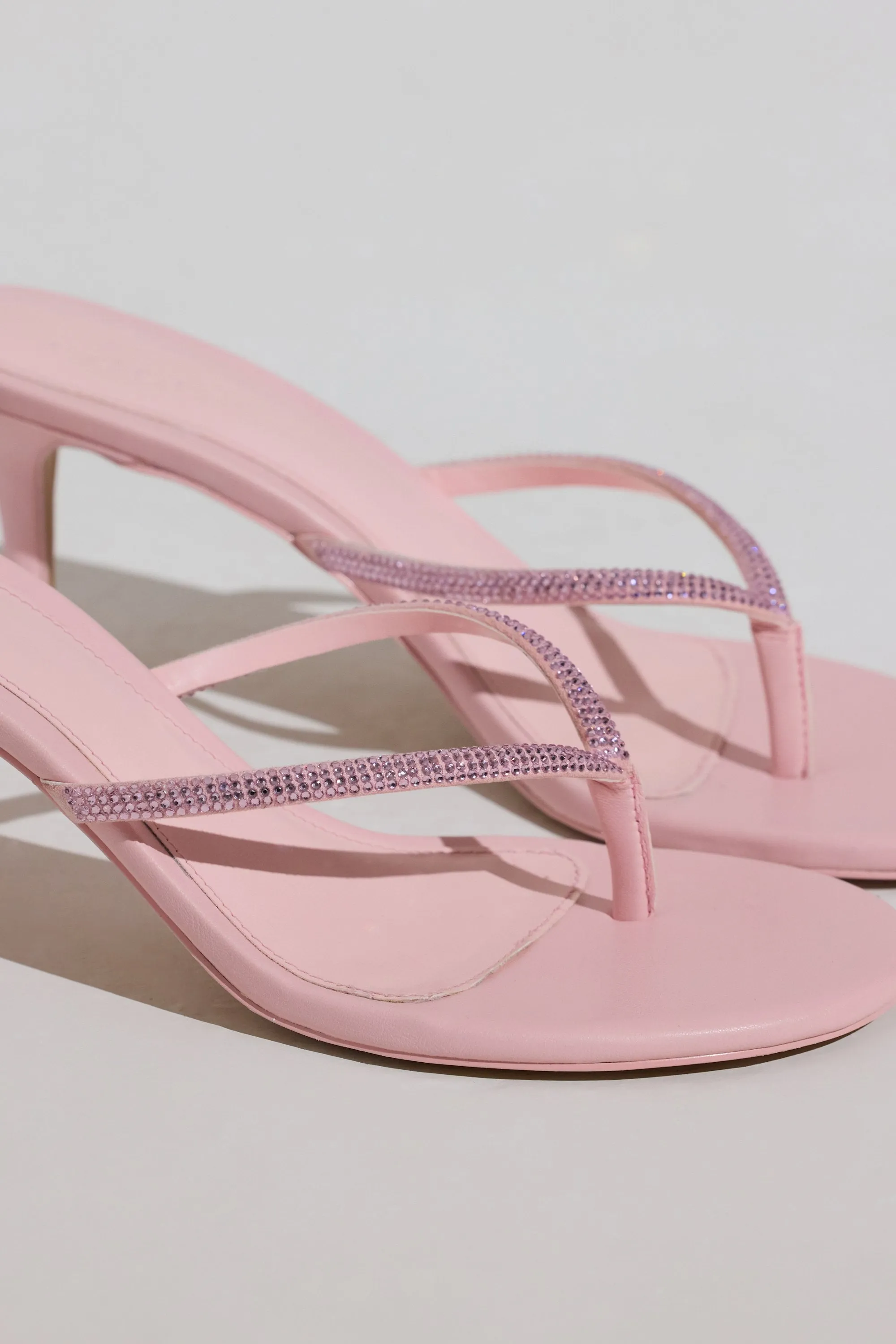 Heeled Sandal in Blush Pink sold by Oh Polly product image thumbnail 2