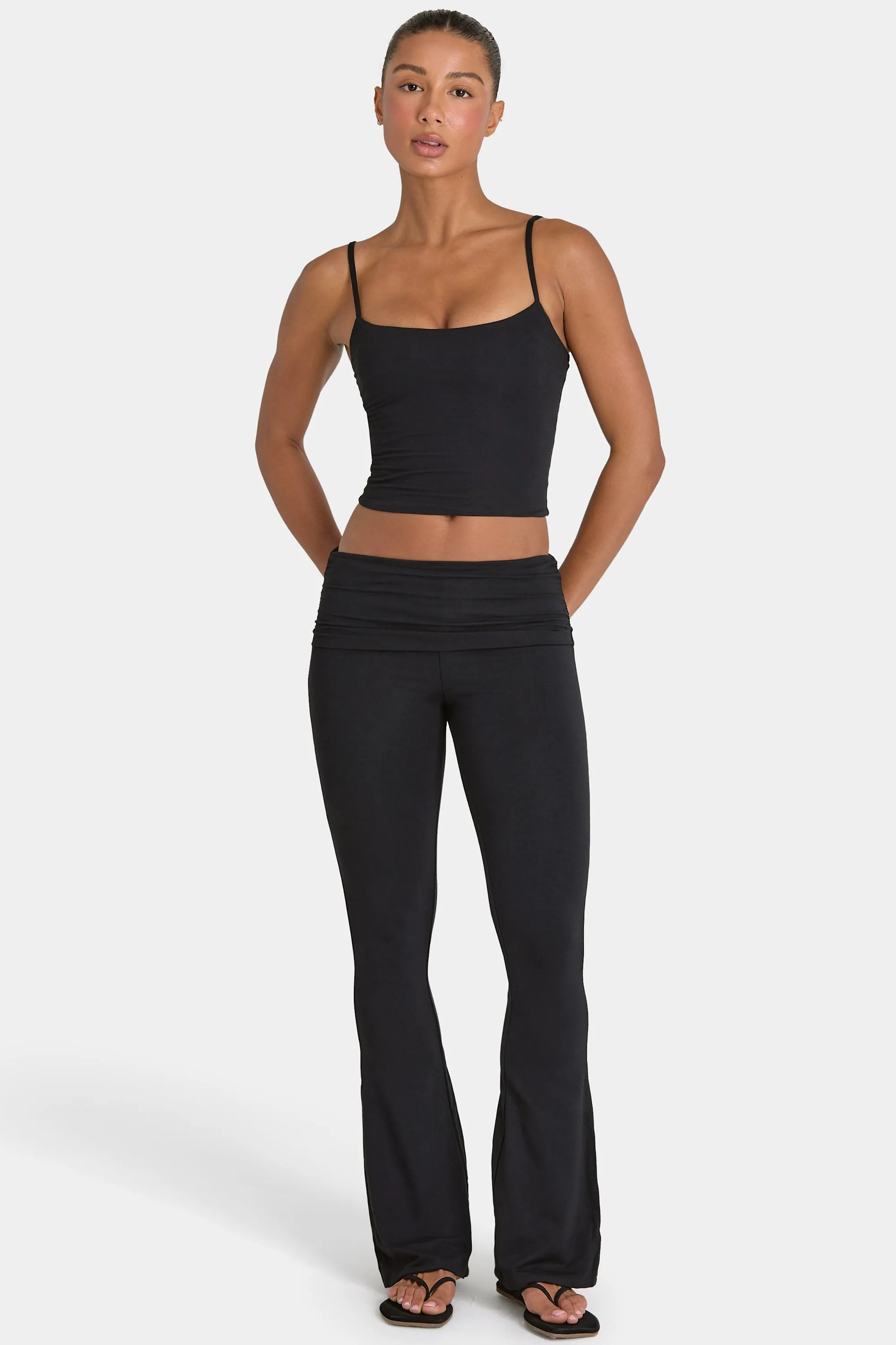 ButterCloud™ Crop Tank Top in Black sold by Oh Polly product image thumbnail 5
