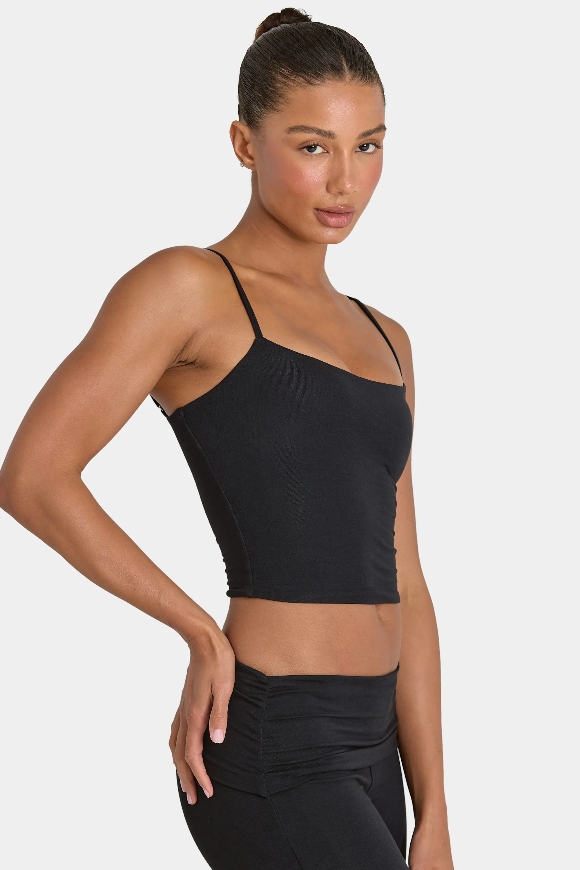 ButterCloud™ Crop Tank Top in Black sold by Oh Polly product image thumbnail 3