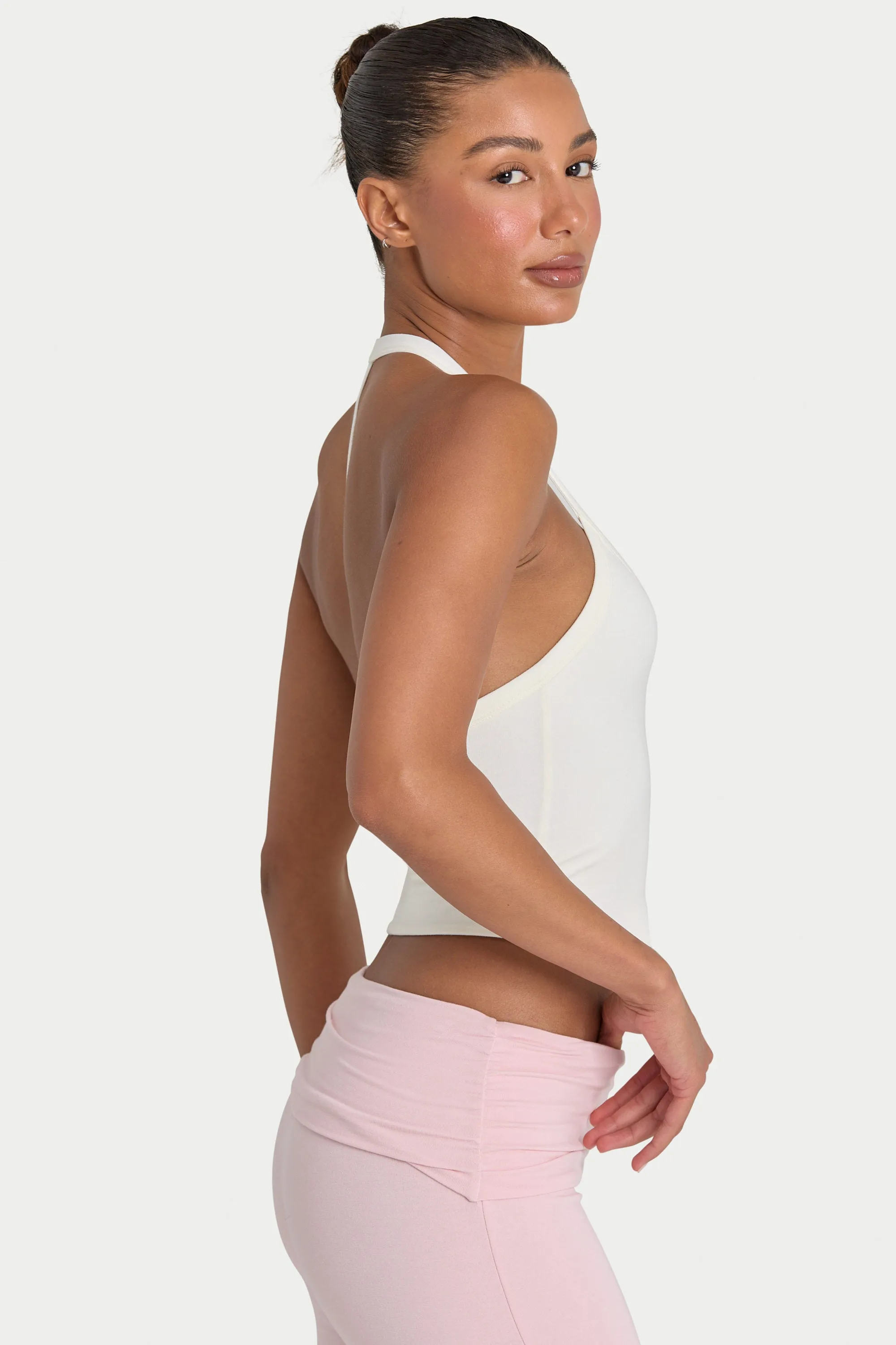 ButterCloud™ Crop Tank Top in Coconut sold by Oh Polly product image thumbnail 3