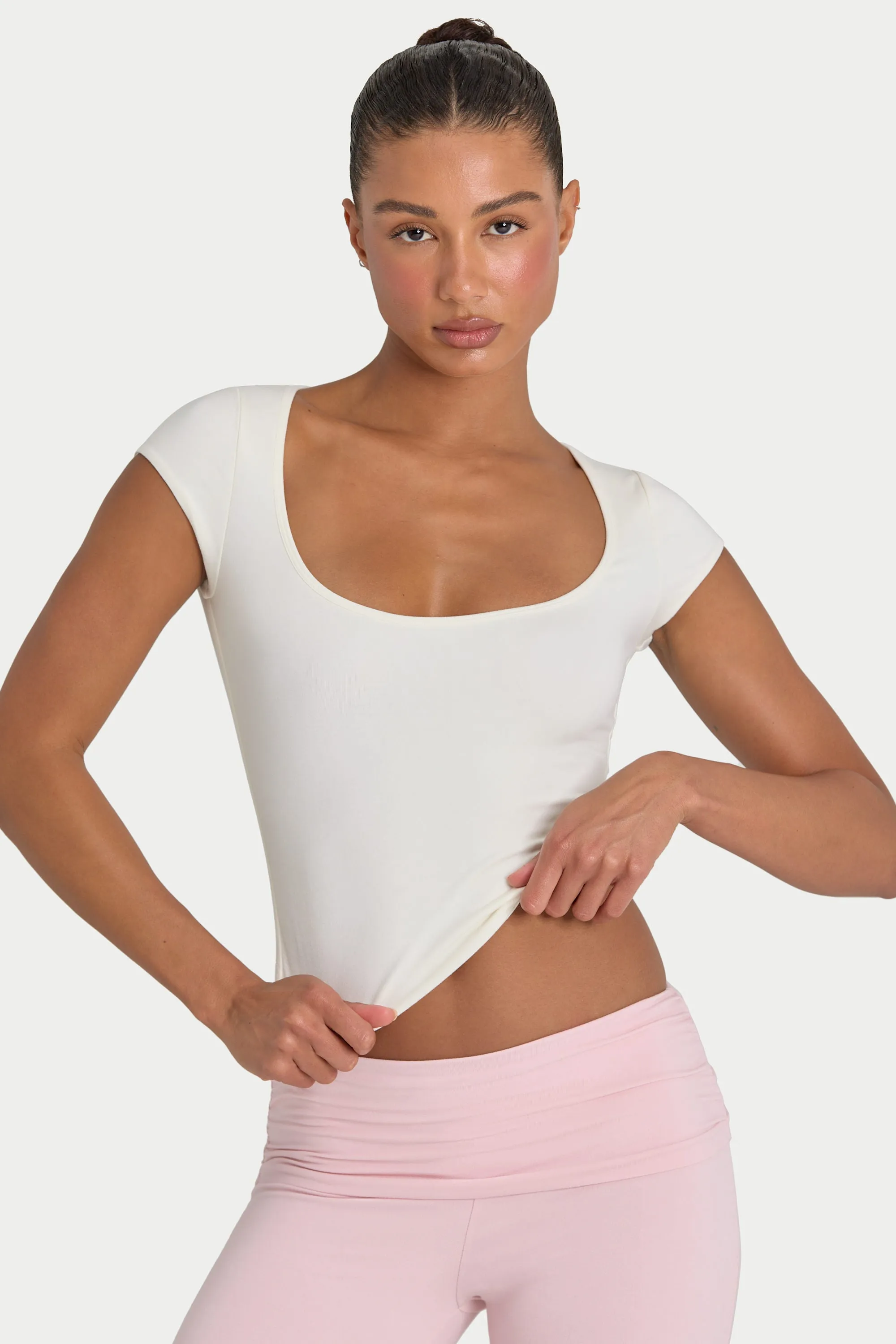 ButterCloud™ Crop Top in Coconut sold by Oh Polly product image thumbnail 5