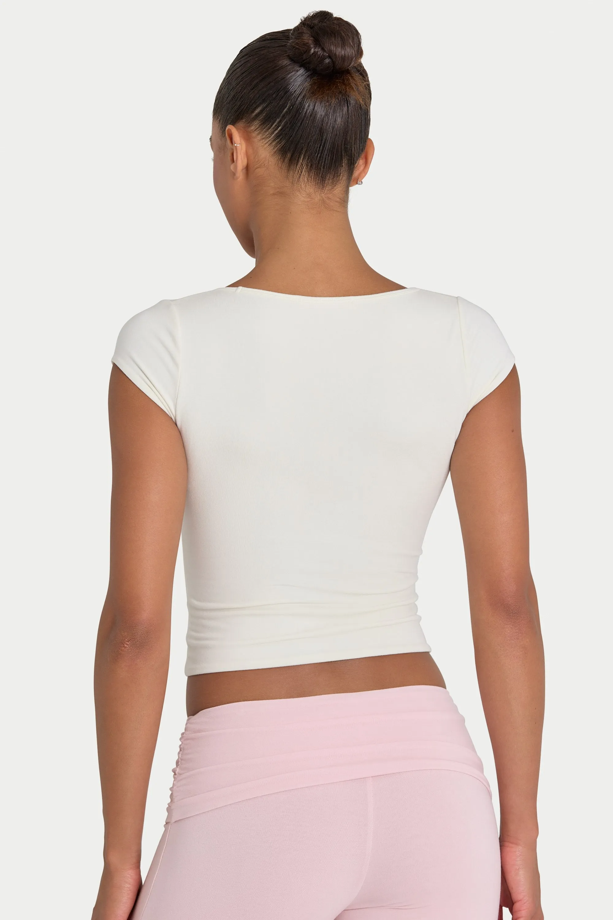ButterCloud™ Crop Top in Coconut sold by Oh Polly product image thumbnail 2