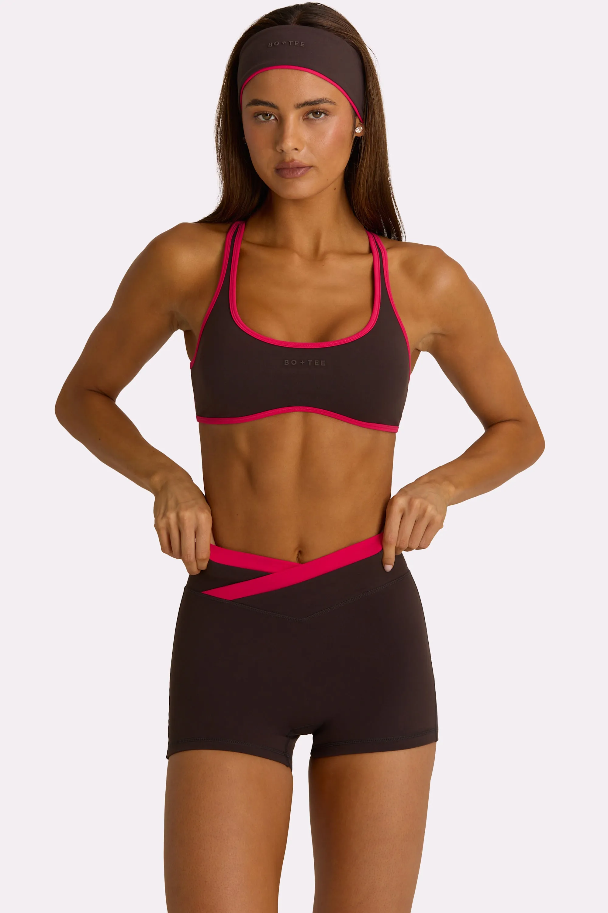 Soft Active Sports Bra in Truffle sold by Oh Polly product image thumbnail 5
