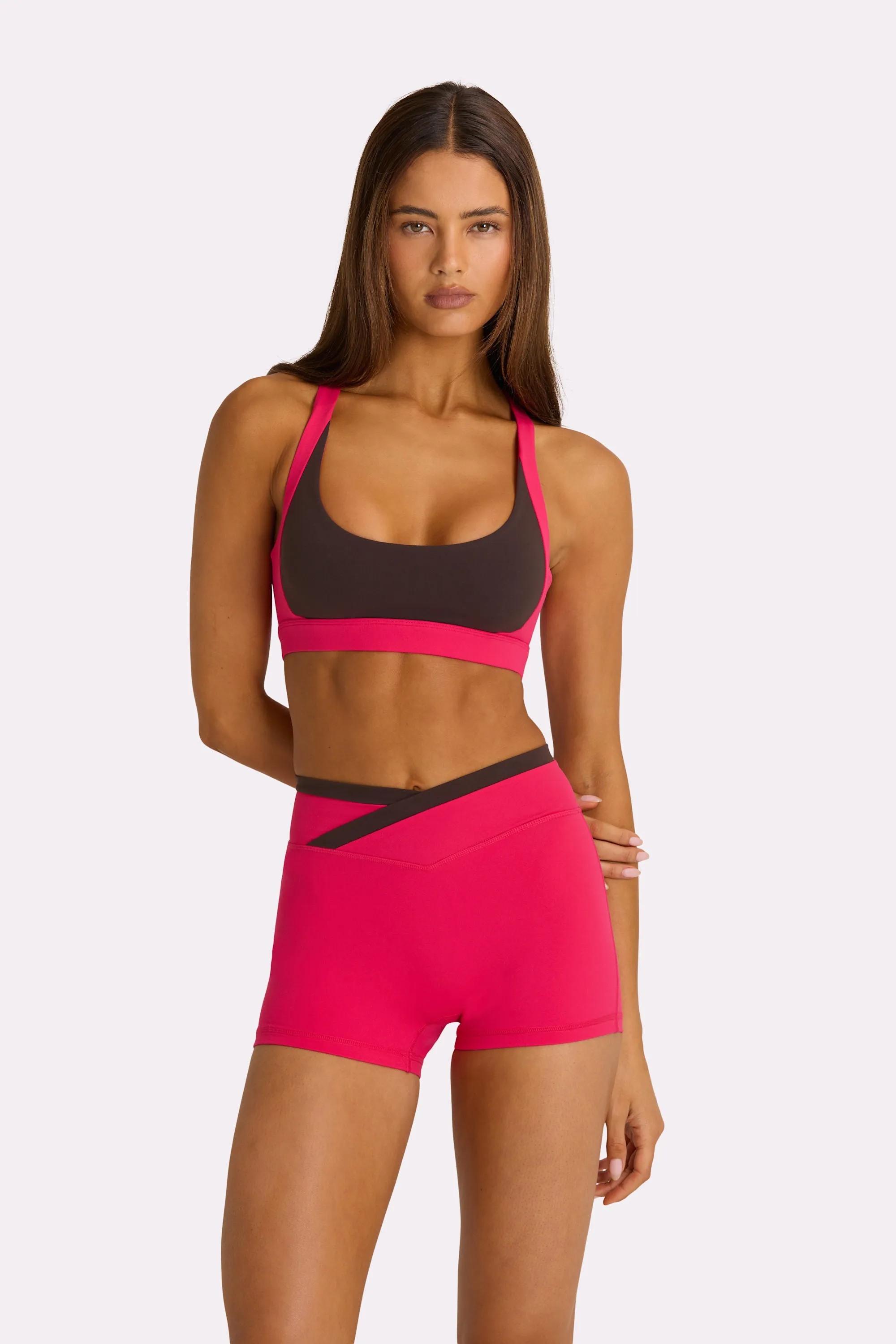 Soft Active High-Impact Sports Bra in Hot Pink sold by Oh Polly product image thumbnail 5
