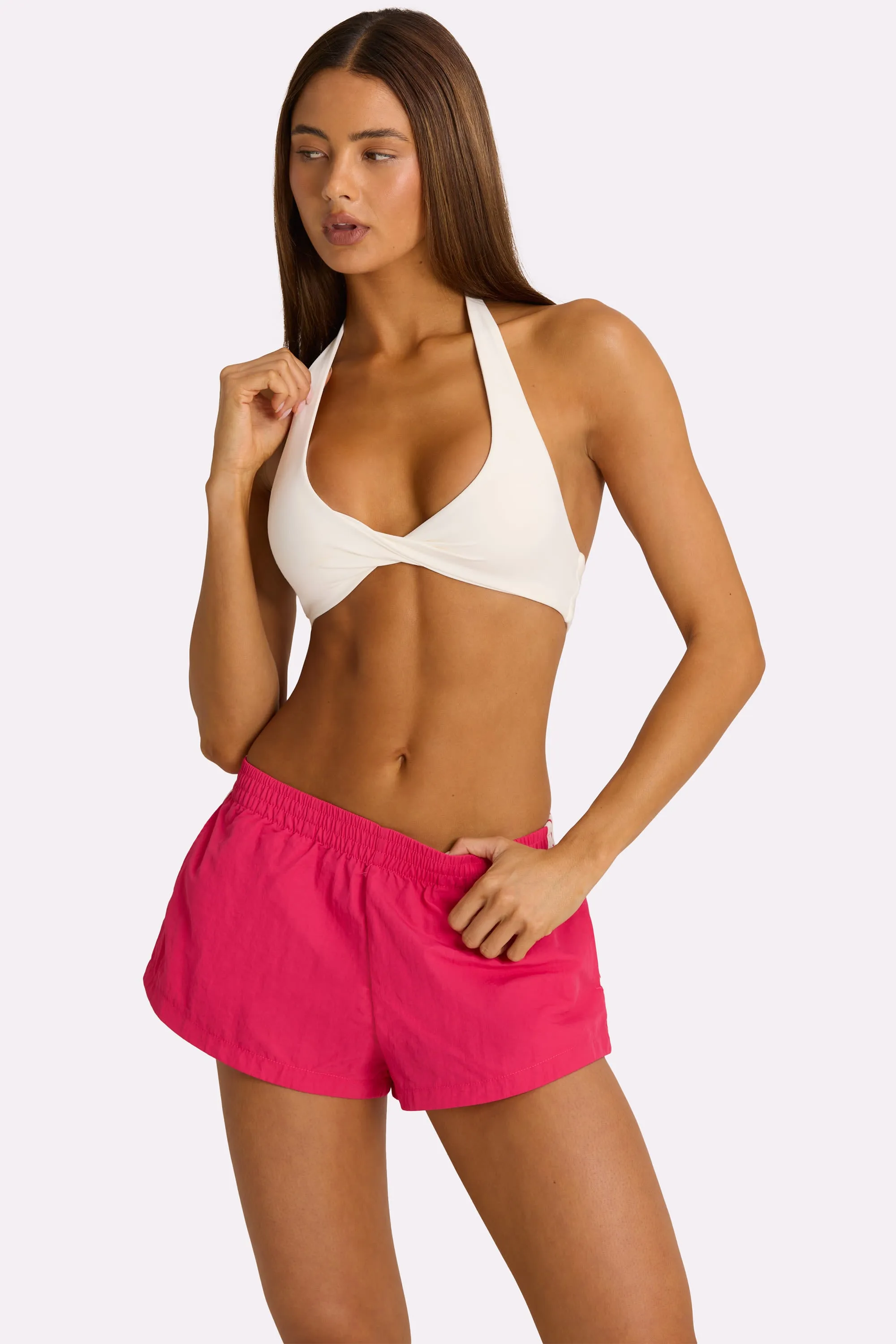 Woven Track Shorts in Hot Pink sold by Oh Polly product image thumbnail 5