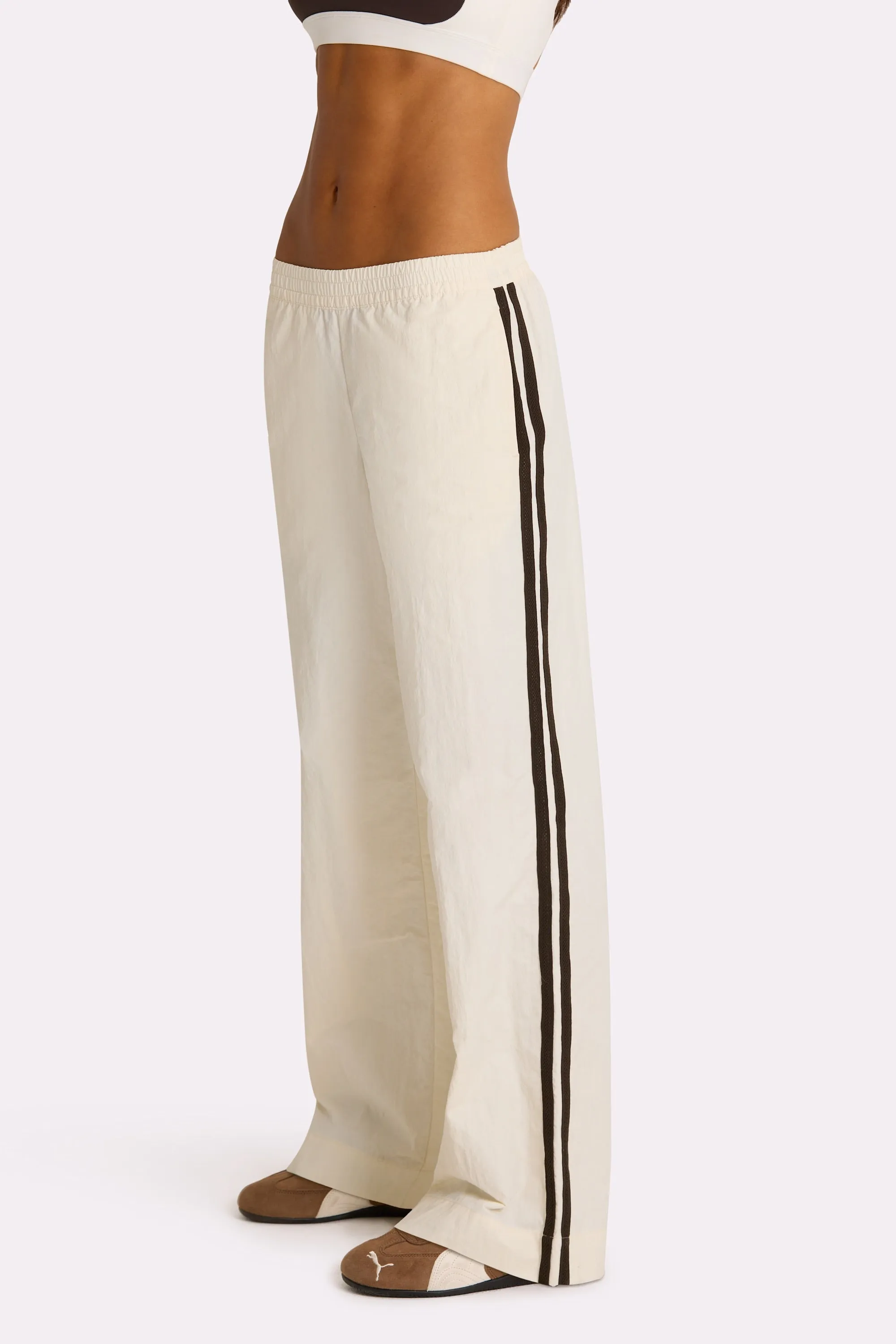 Woven Track Pants in Coconut sold by Oh Polly product image thumbnail 4