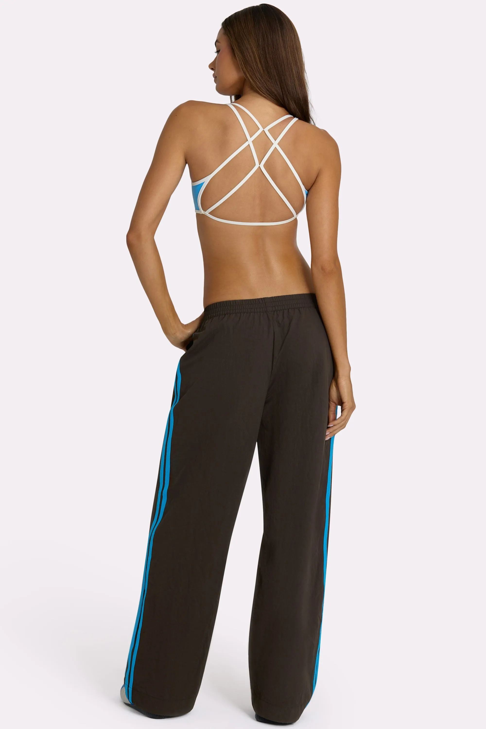 Woven Track Pants in Truffle sold by Oh Polly product image thumbnail 2