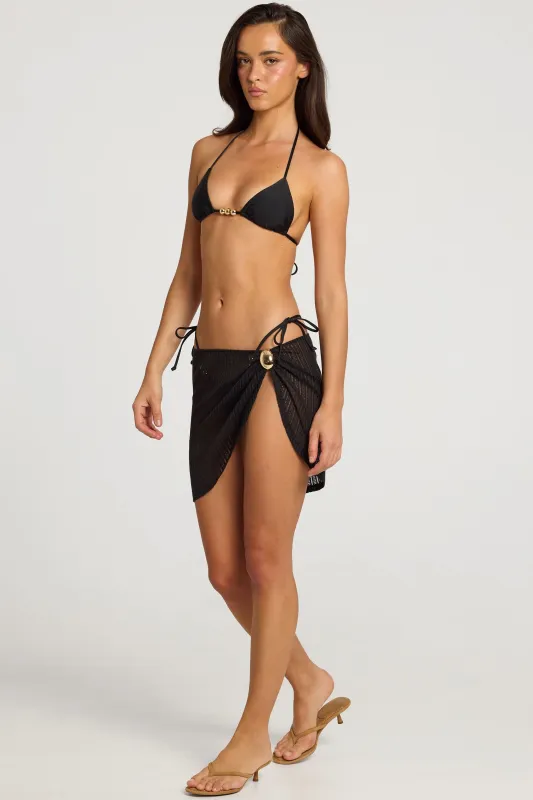 Sarong in Black made by Oh Polly