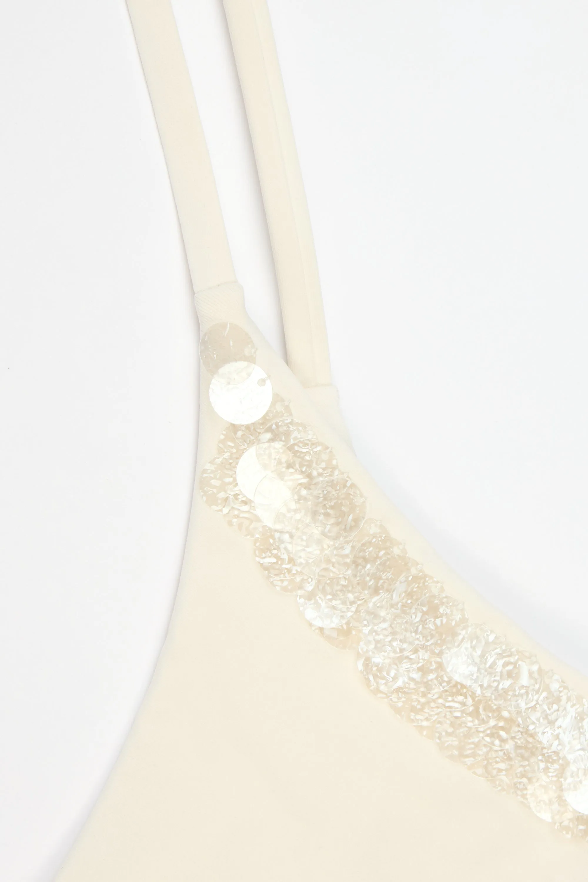 Side-Tie Thong Bikini Bottoms in Pearl sold by Oh Polly product image thumbnail 5