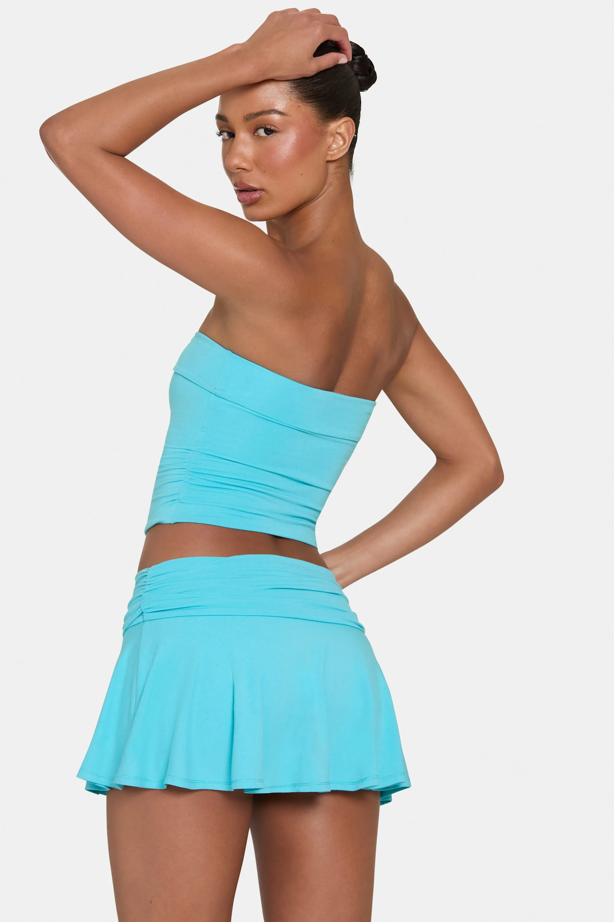 ButterCloud™ Mini Skort in Aqua sold by Oh Polly product image thumbnail 2
